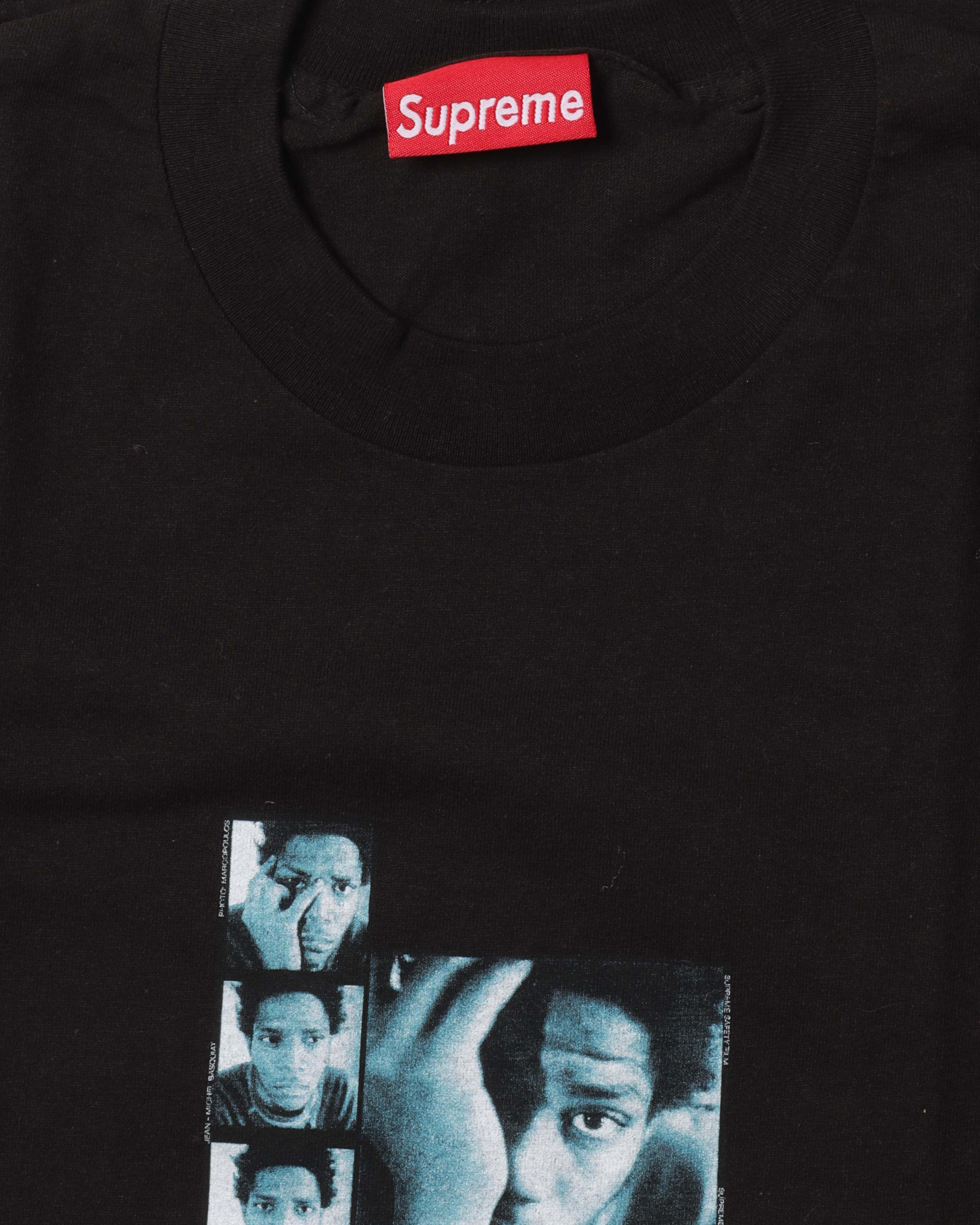 Supreme 1996 Ari Marcopoulos x Jean Michel Basquiat Black T Shirt