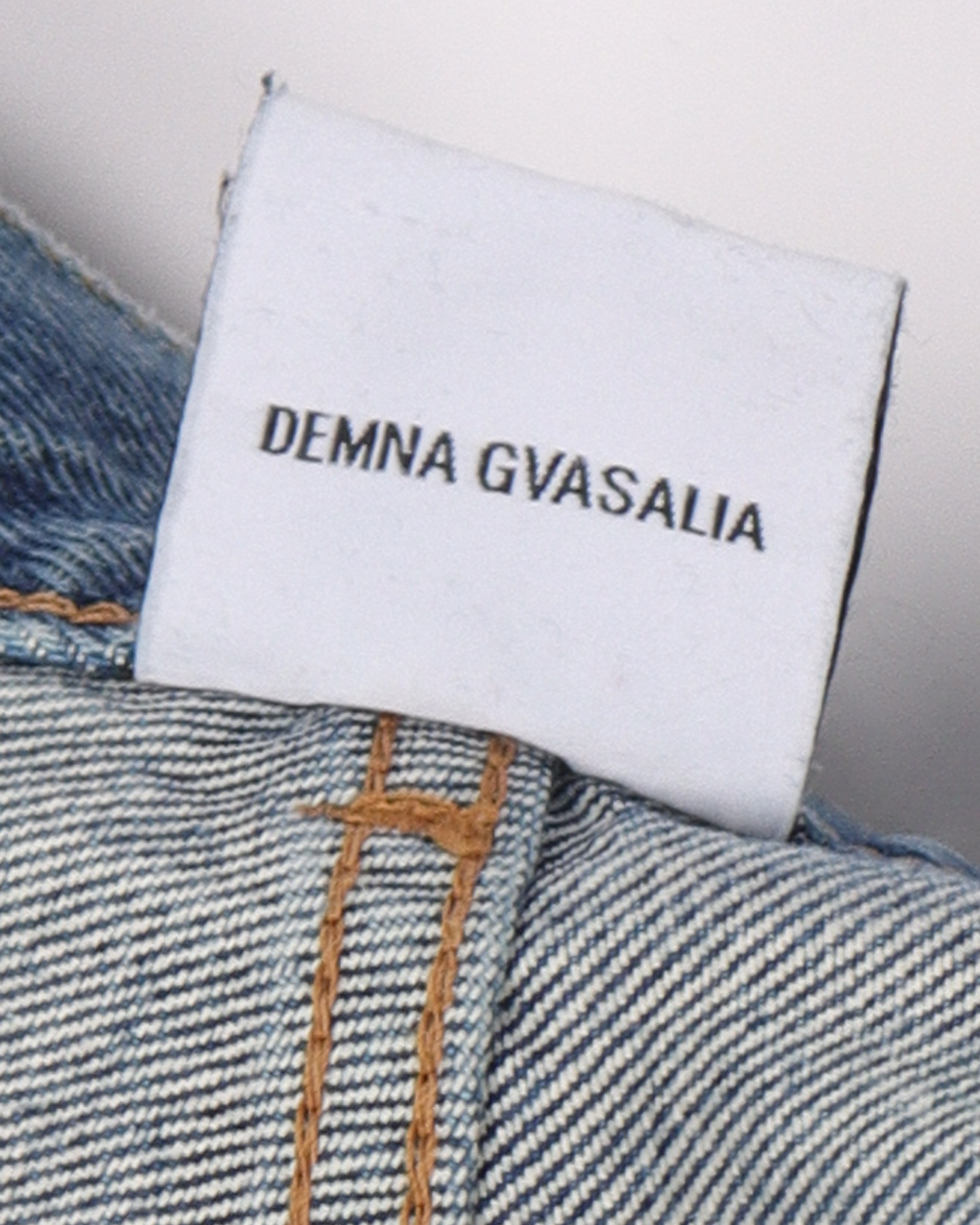 SS20 Gothic Embroidery Denim