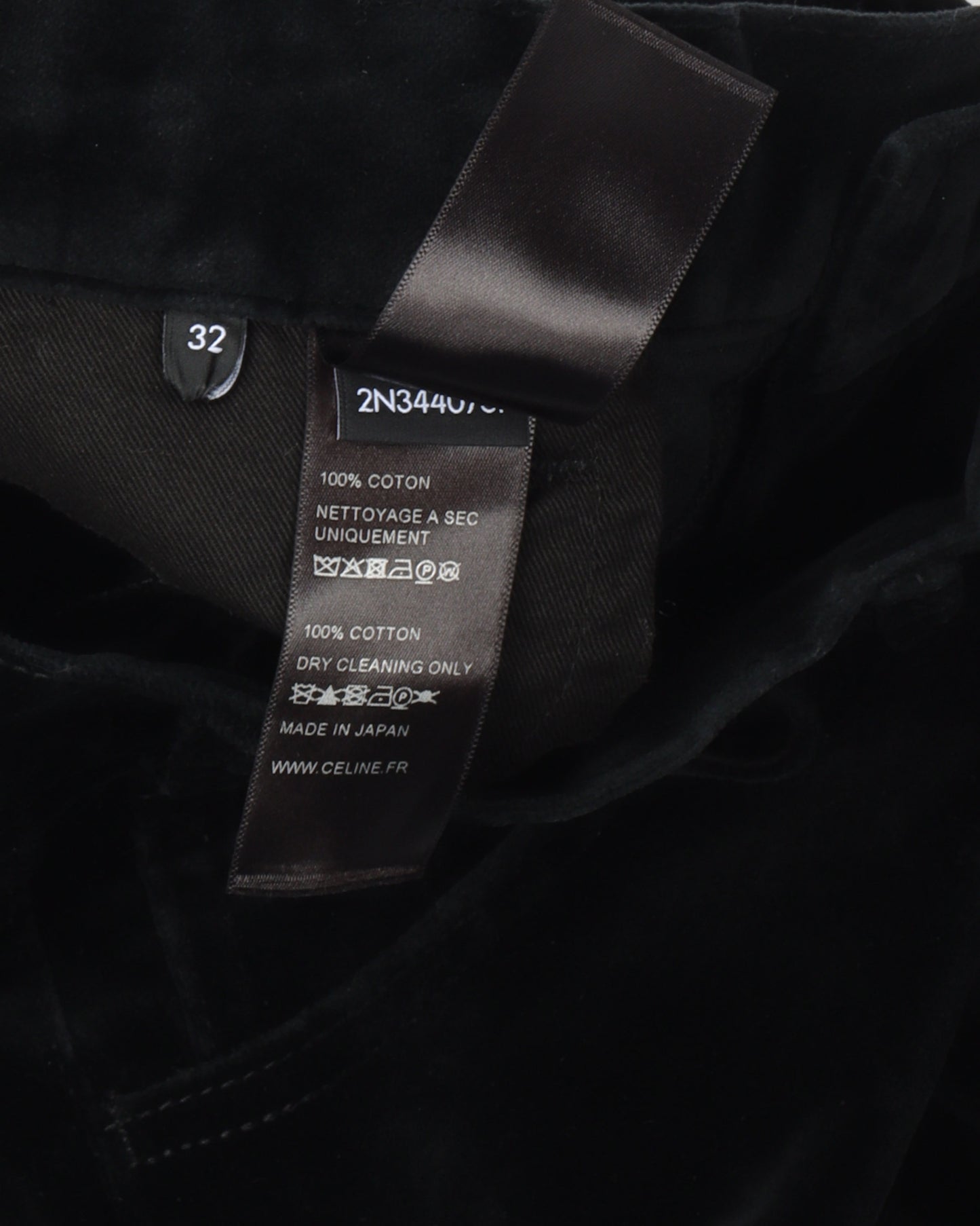 Flared Velour Pant