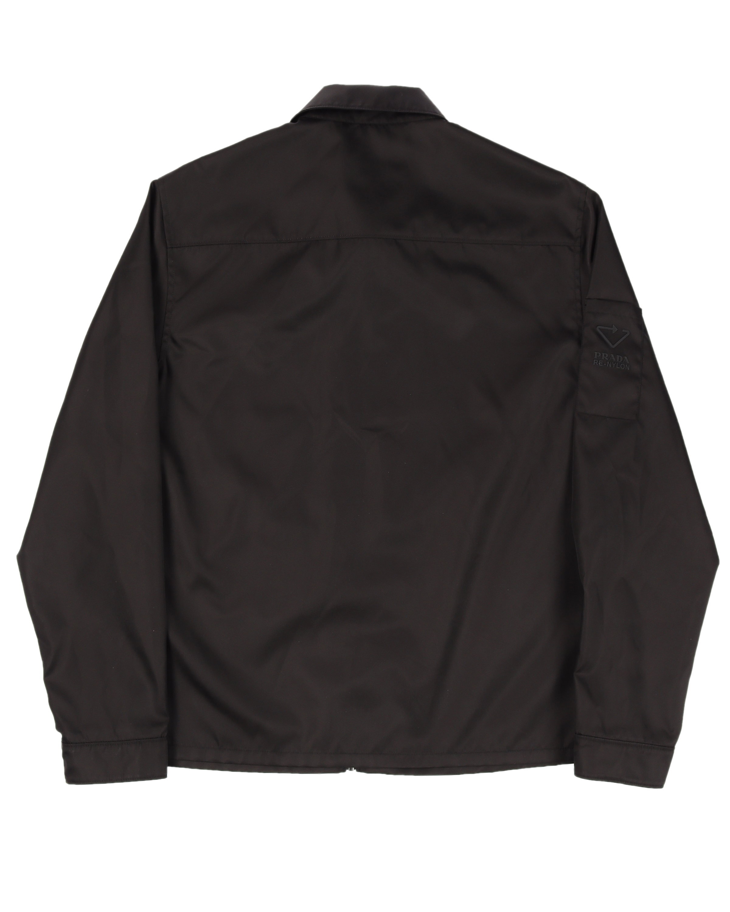 Nylon Windbreaker Shirt Jacket