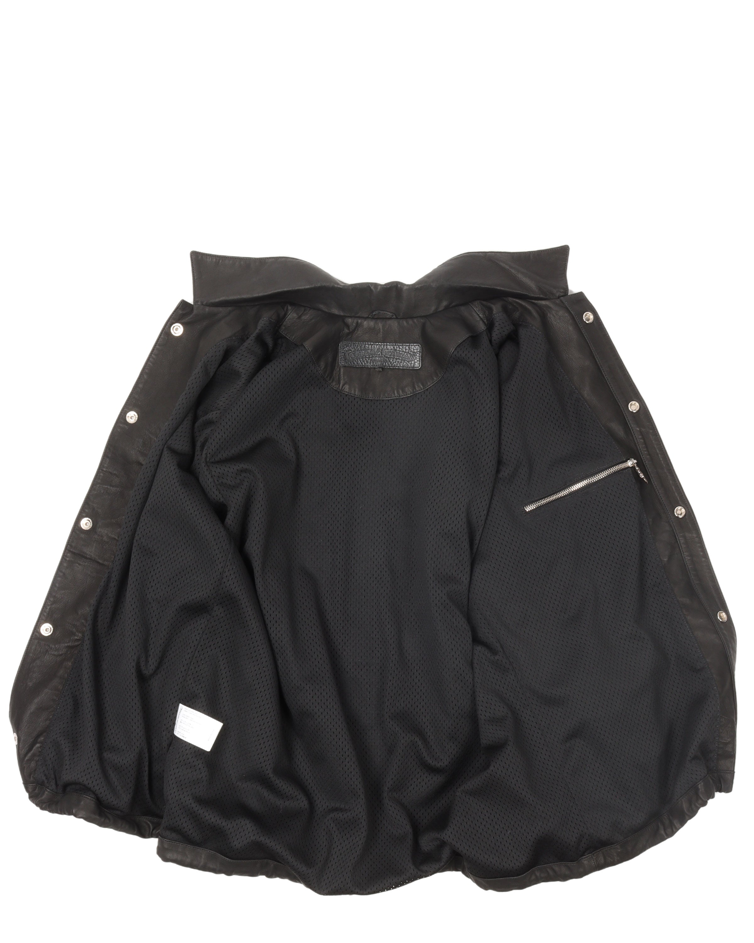 Leather Patched Coach Jacket