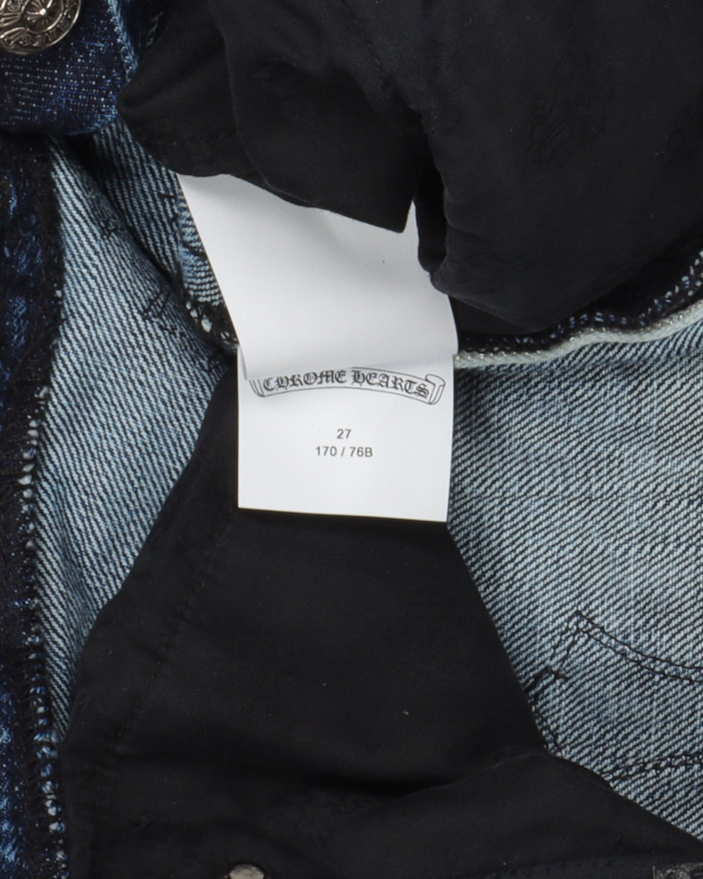 Denim w/ 35 Cross Patches