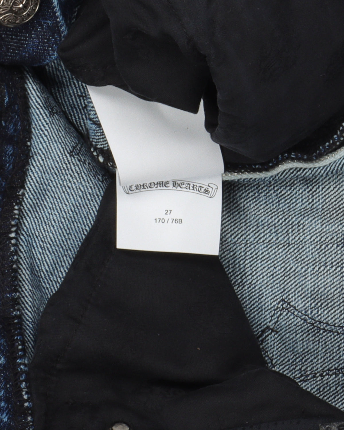 Denim w/ 35 Cross Patches
