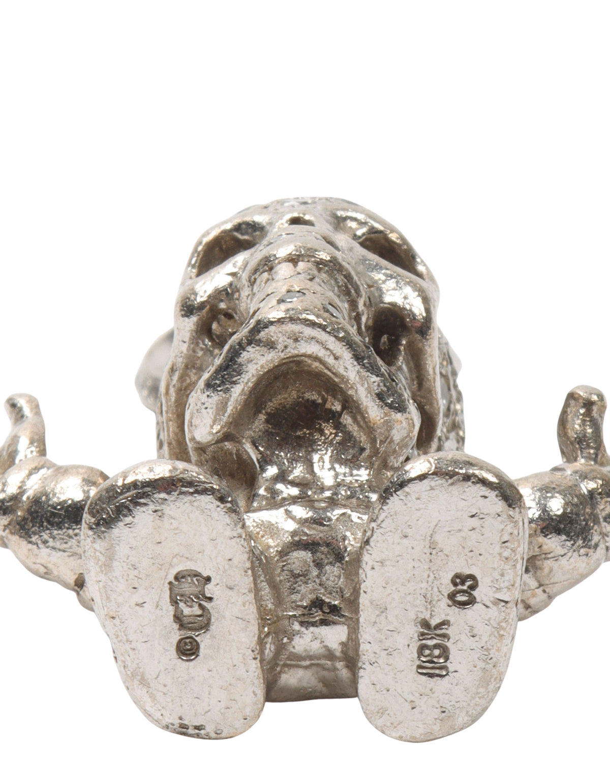 "Harris Teeter" Diamond 18k White Gold Foti Pendant