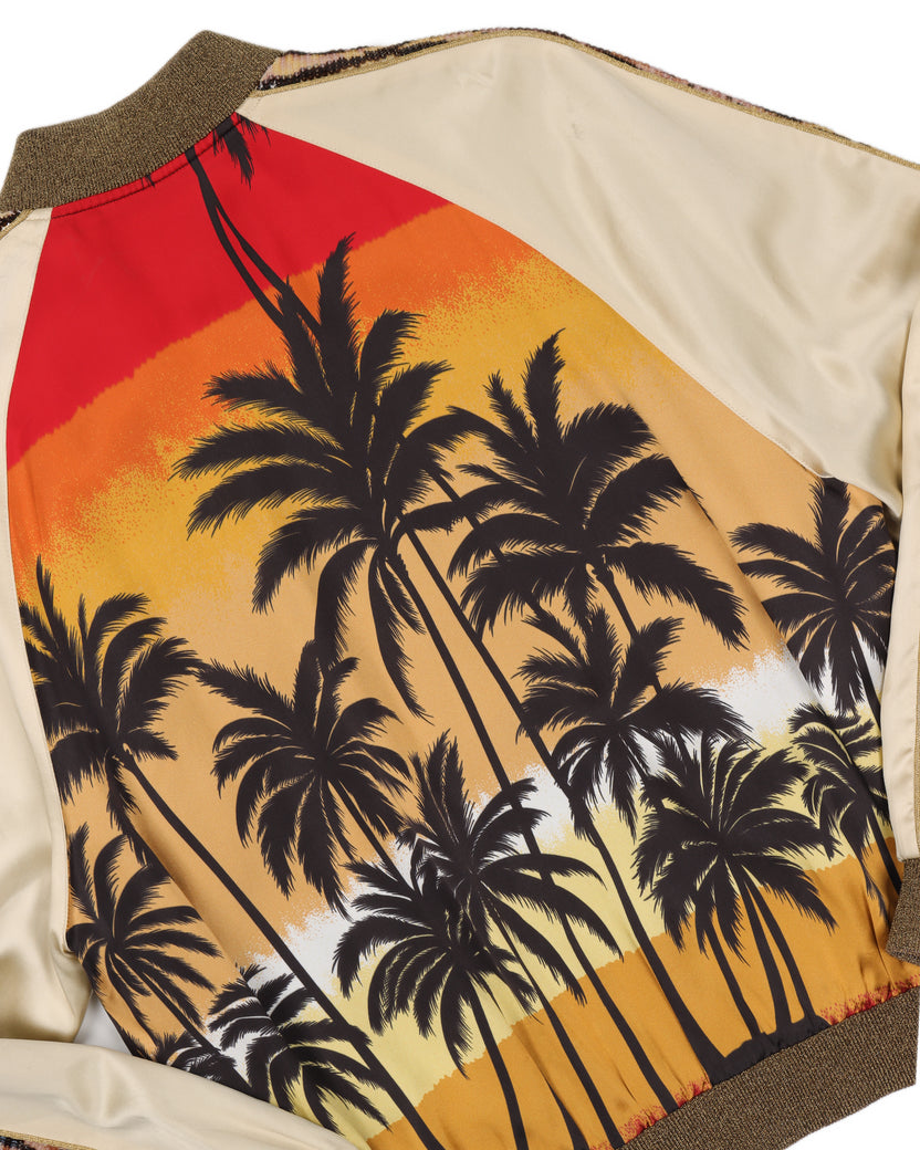 SS16 Runway Sequin Palm Tree Jacket