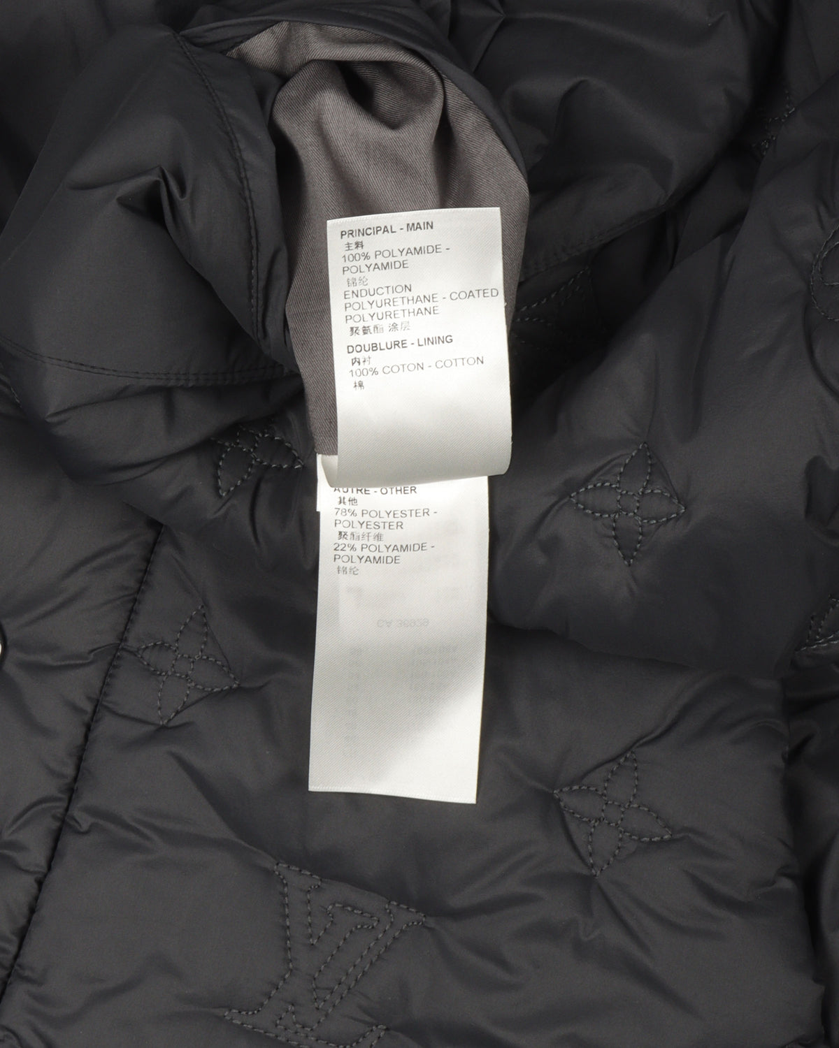 Monogram Quilted Hooded Blouson