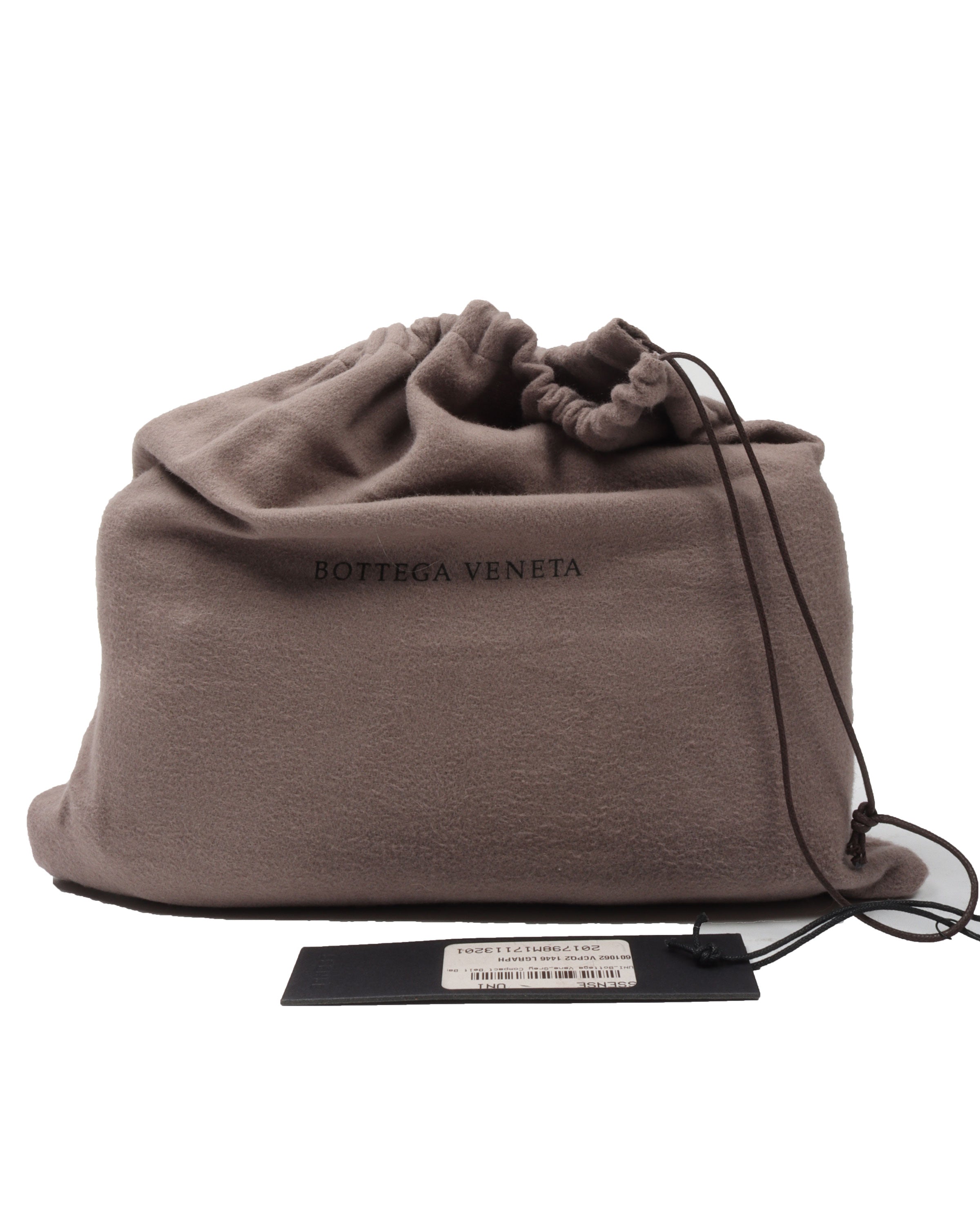 Leather Intrecciato Belt Bag