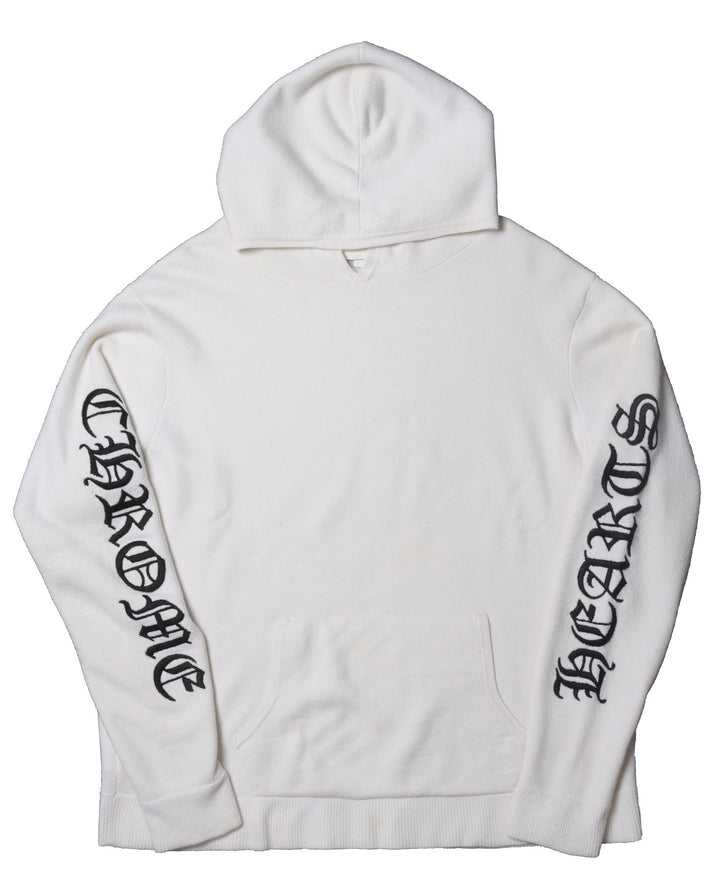 Embroidered Cashmere Hoodie