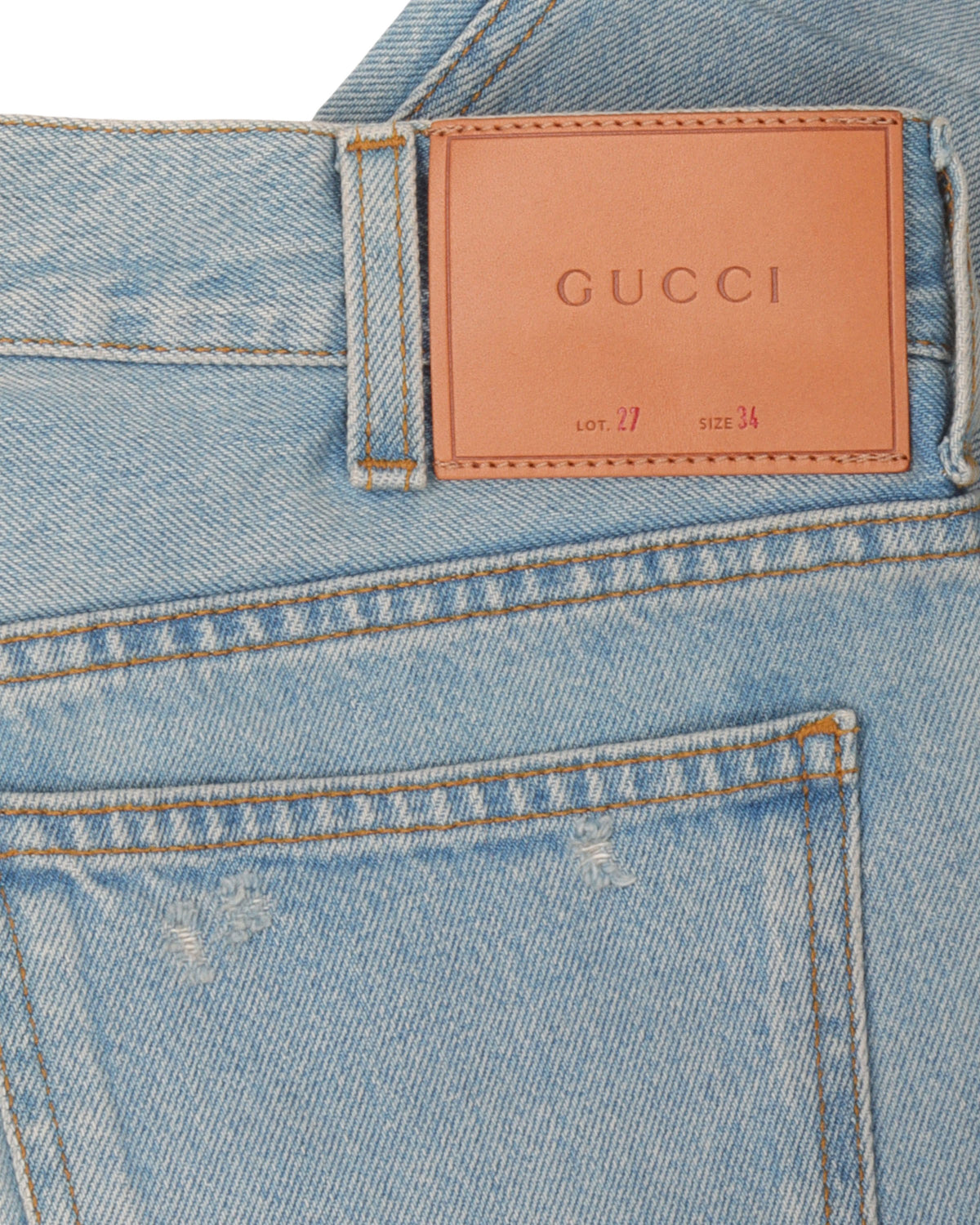 Light Wash Embroidered Jeans