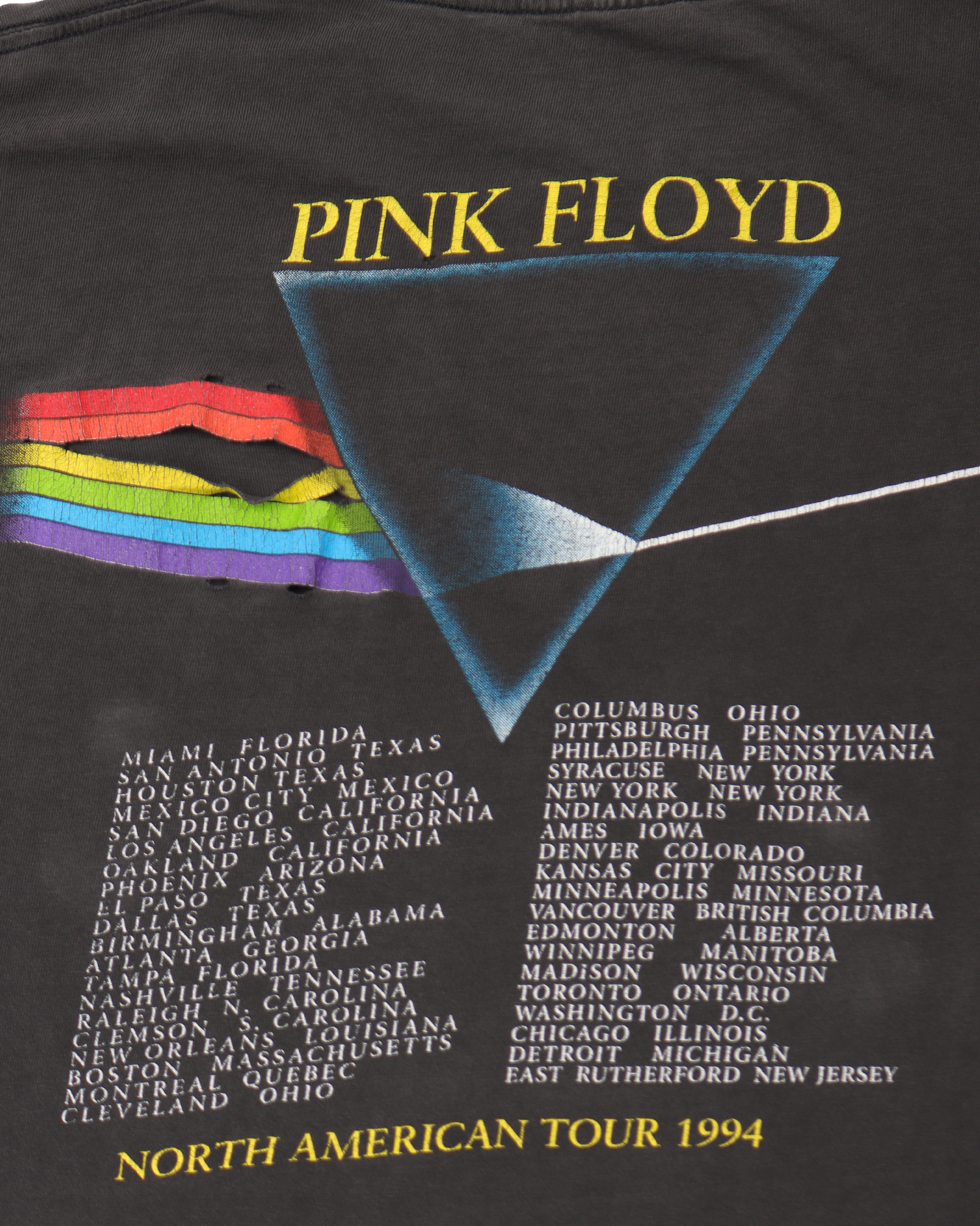 1993 Pink Floyd U.S. Tour T-Shirt