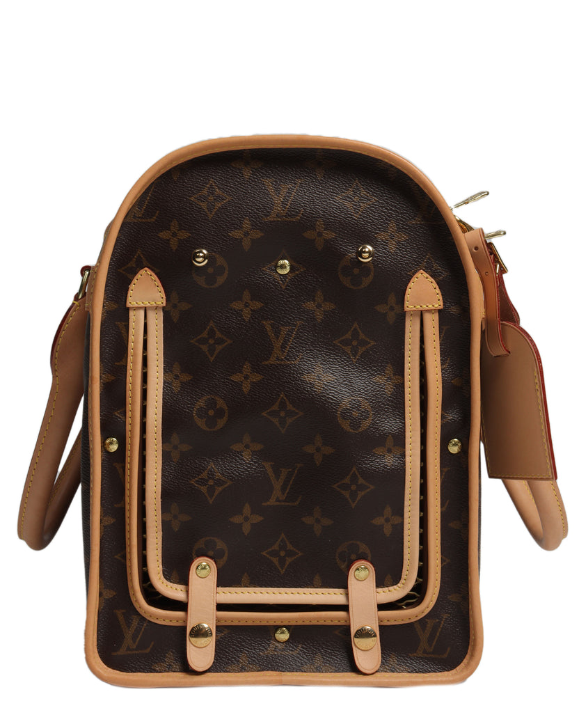 Louis Vuitton Sac Chien Dog Carrier - 8 For Sale on 1stDibs