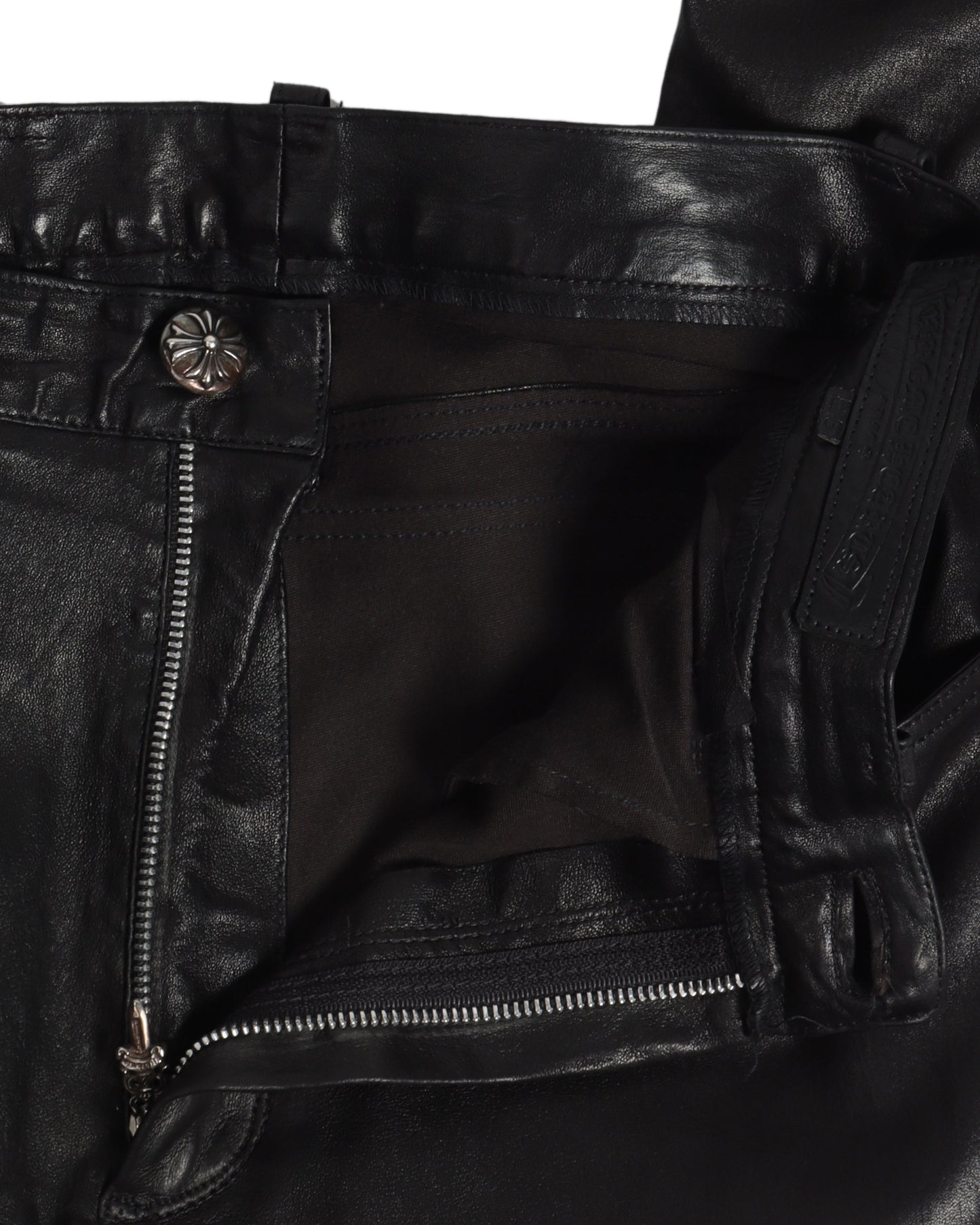 Fleur Lamb Leather Pants