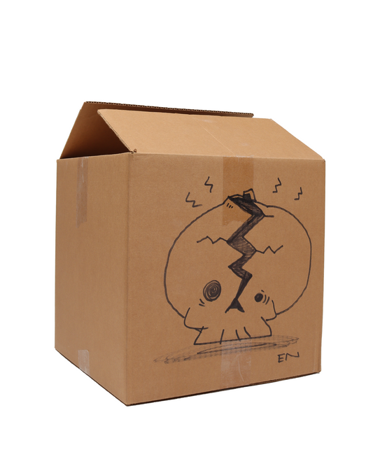 'Cracked Skull' Graphic Box