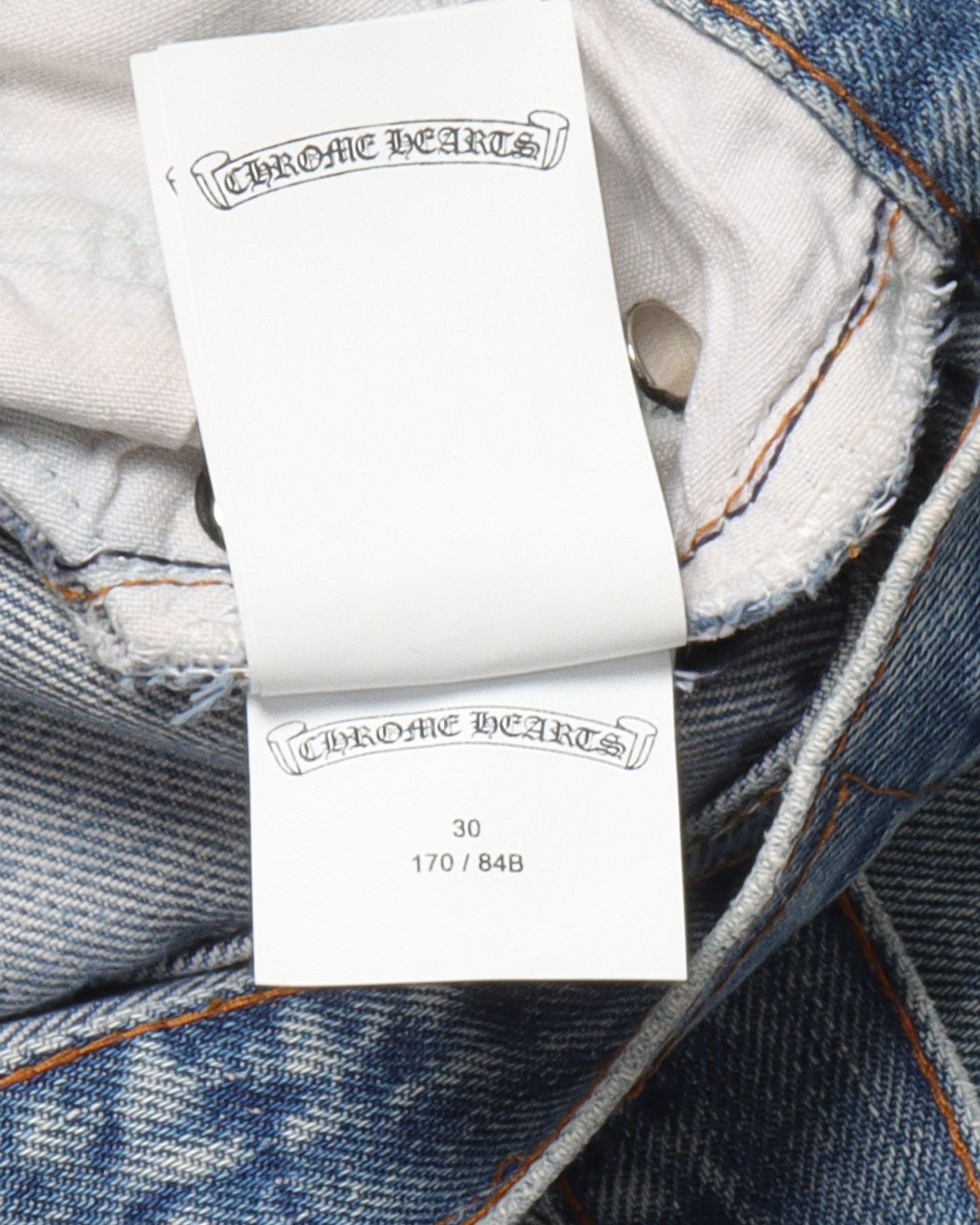 Black Crosses Light Blue Jeans