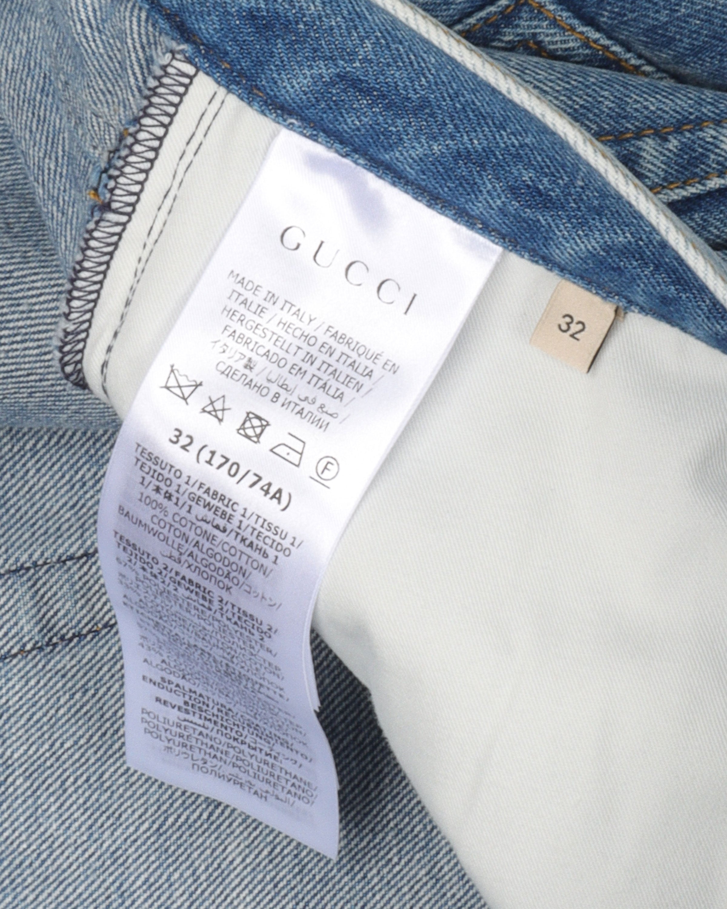 Gucci Monogram Jeans