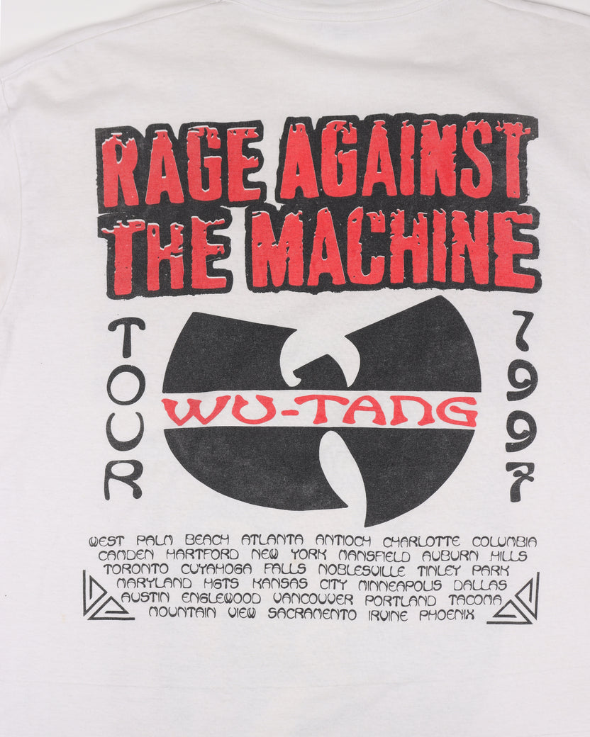 Wu-Tang Clan Rage Against the Machine 1997 Tour T-Shirt