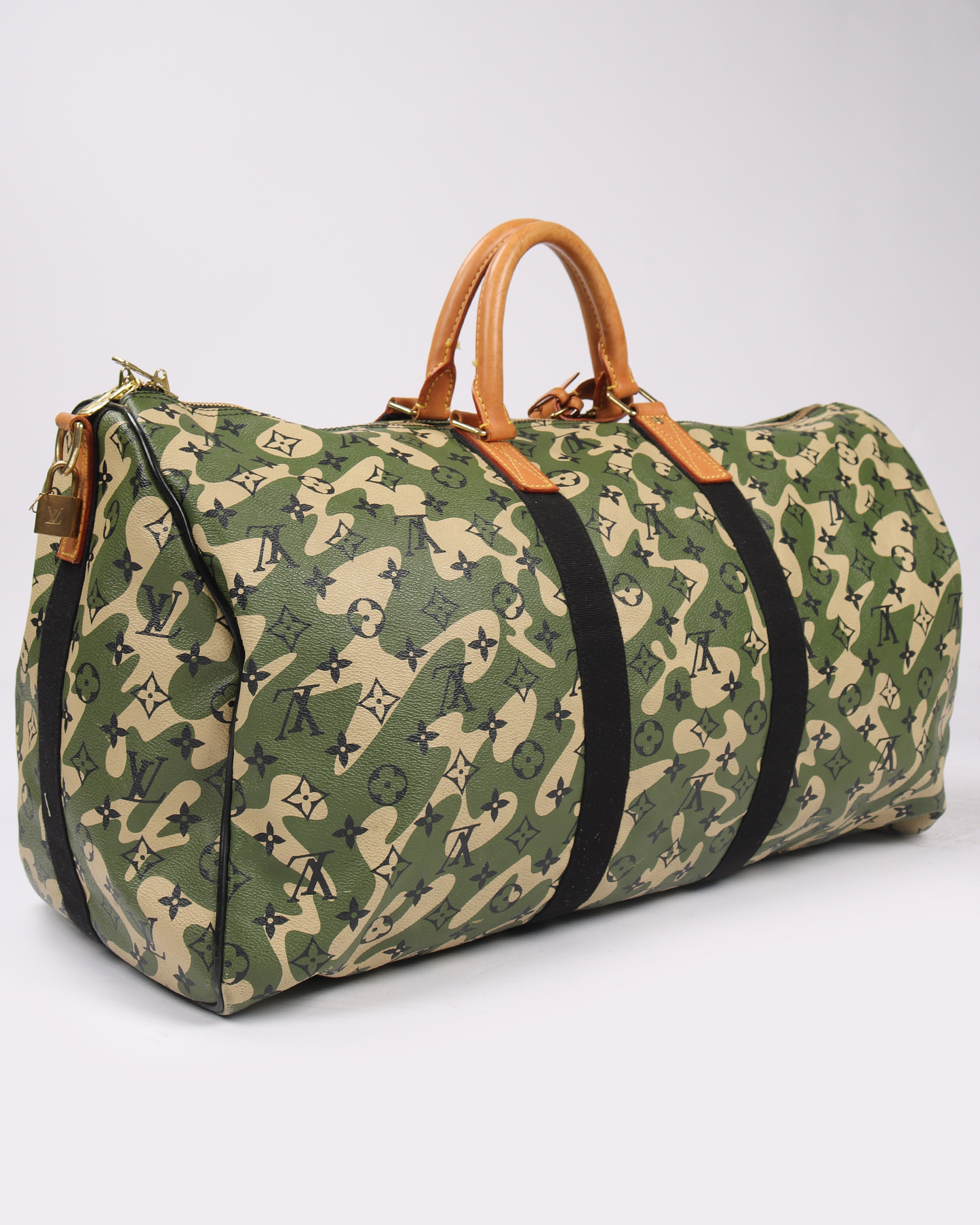 Takashi Murakami Keepall Bandouliere 55 Camouflage