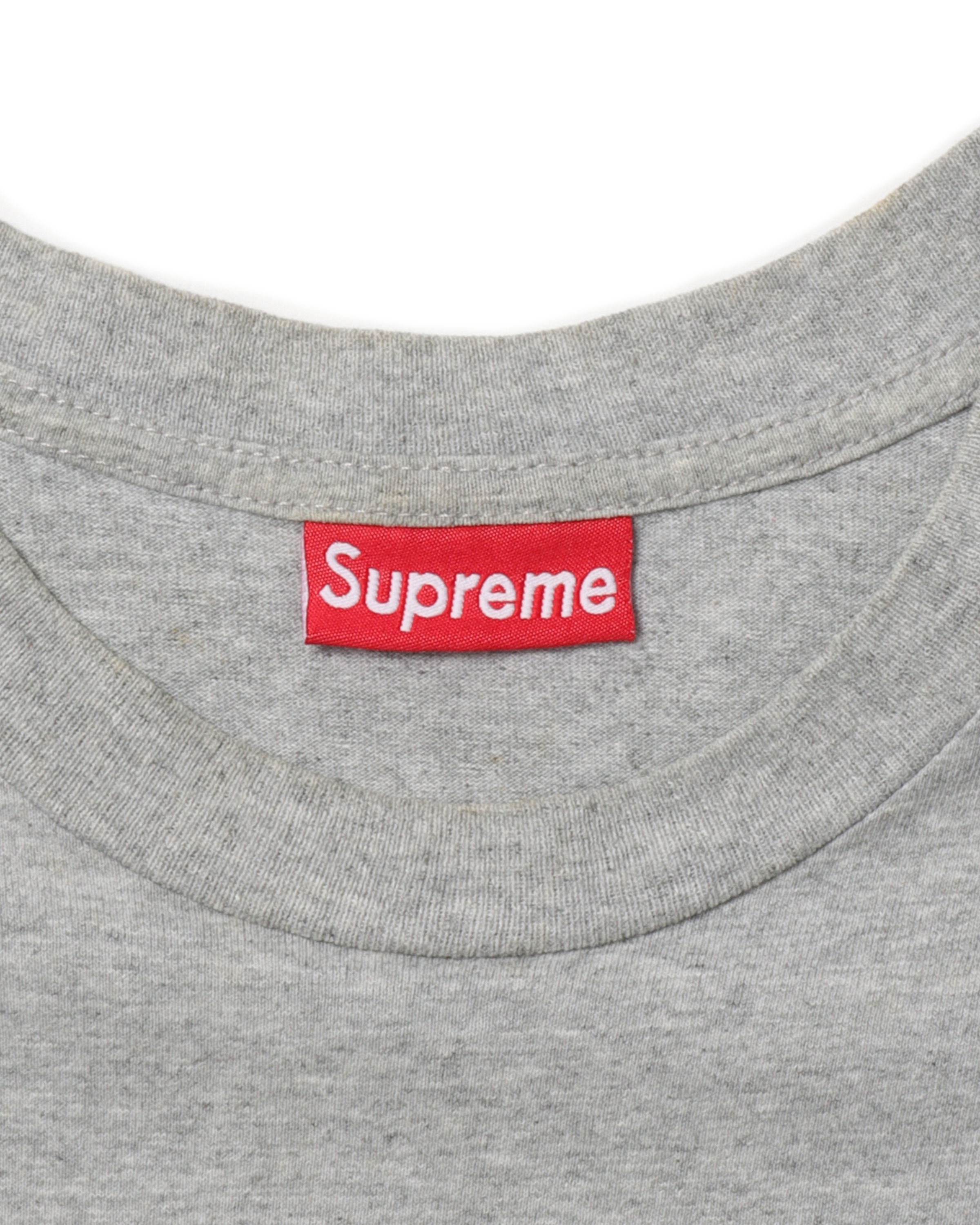 Gray clearance supreme shirt