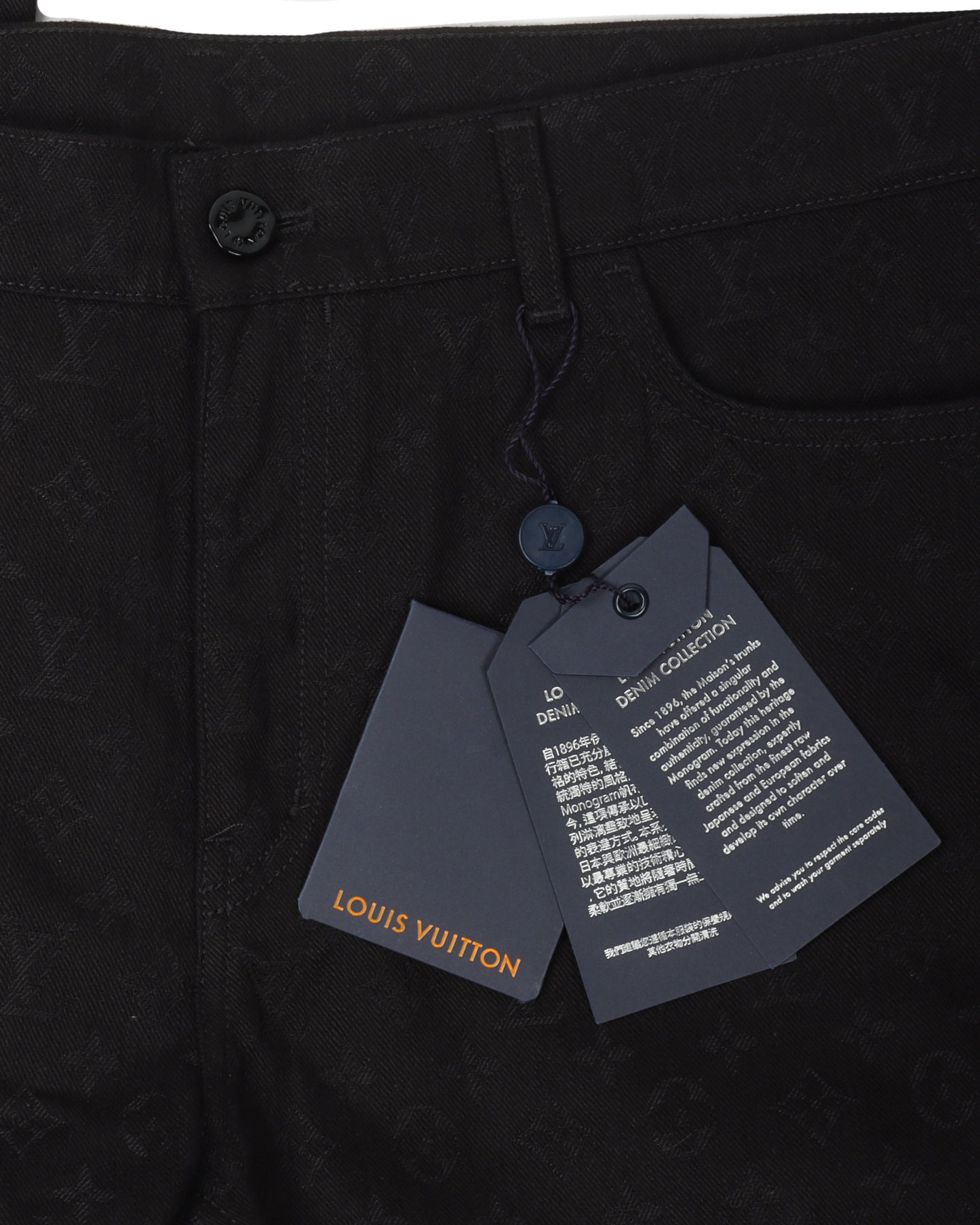 Japan Exclusive Tonal Monogram Jeans