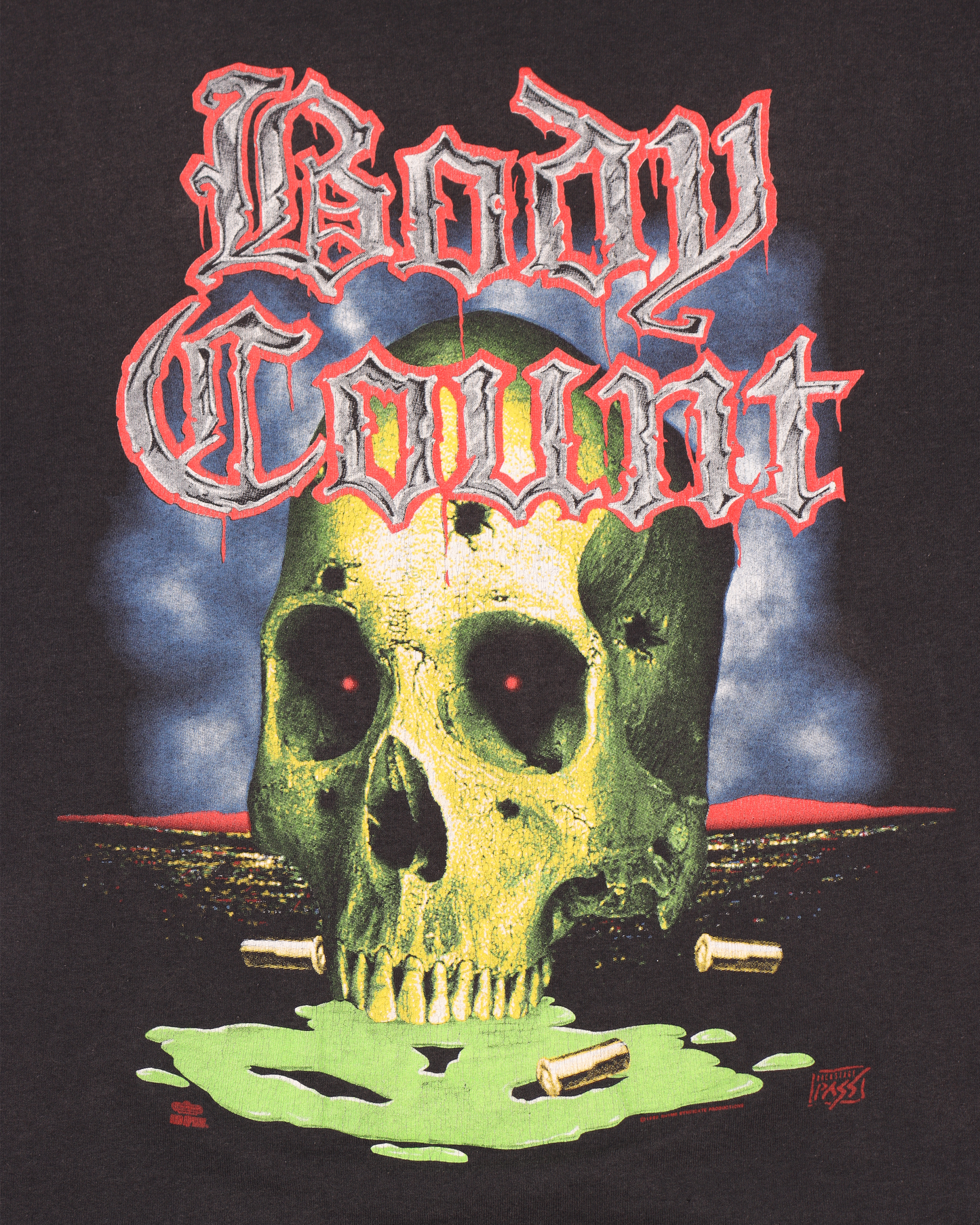 Body Count 'Skull & Brains' Graphic Print T-Shirt