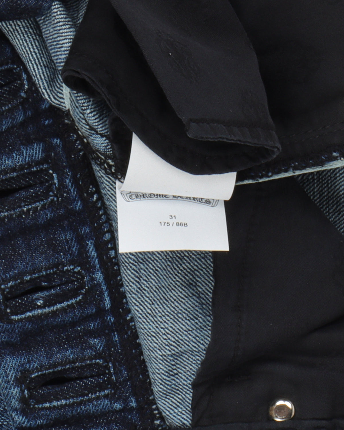 Denim w/ 35 Cross Patches