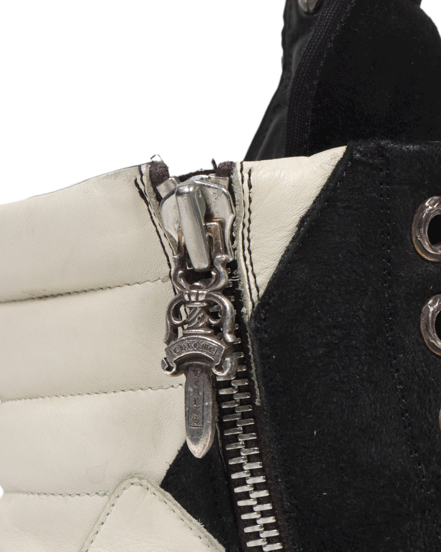 Rick Owens Embellished Suede Geobasket Sneakers