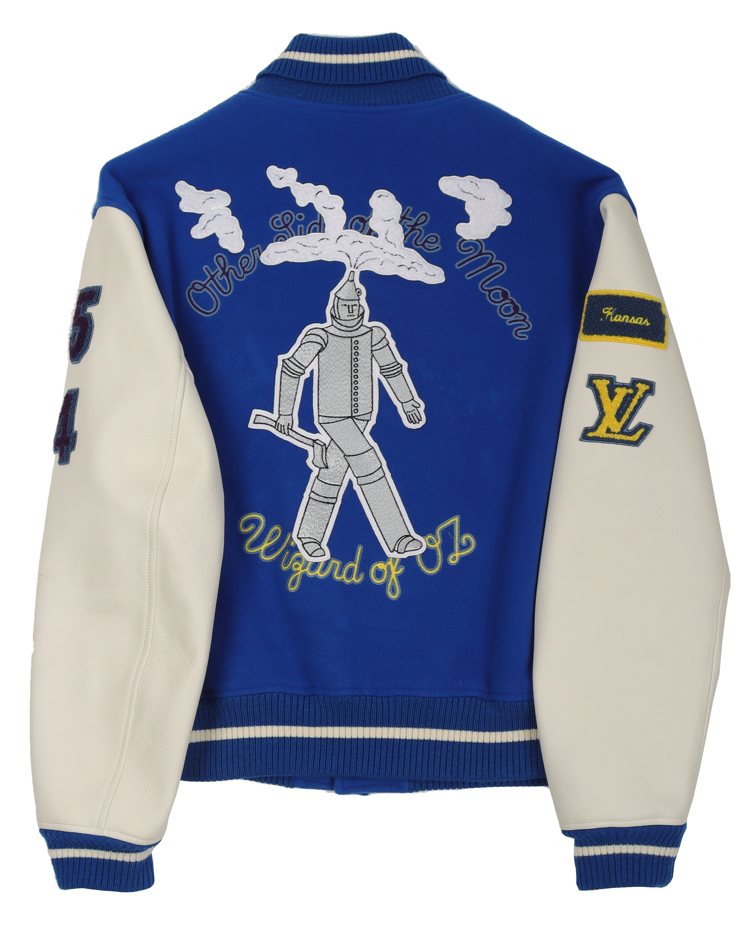 Louis Vuitton Virgil Abloh Wizard of Oz Varsity Jacket Blue Size 50 – art  Japan Export