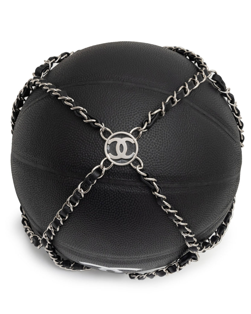 Leather "CC" Basketball & Carrying Handle