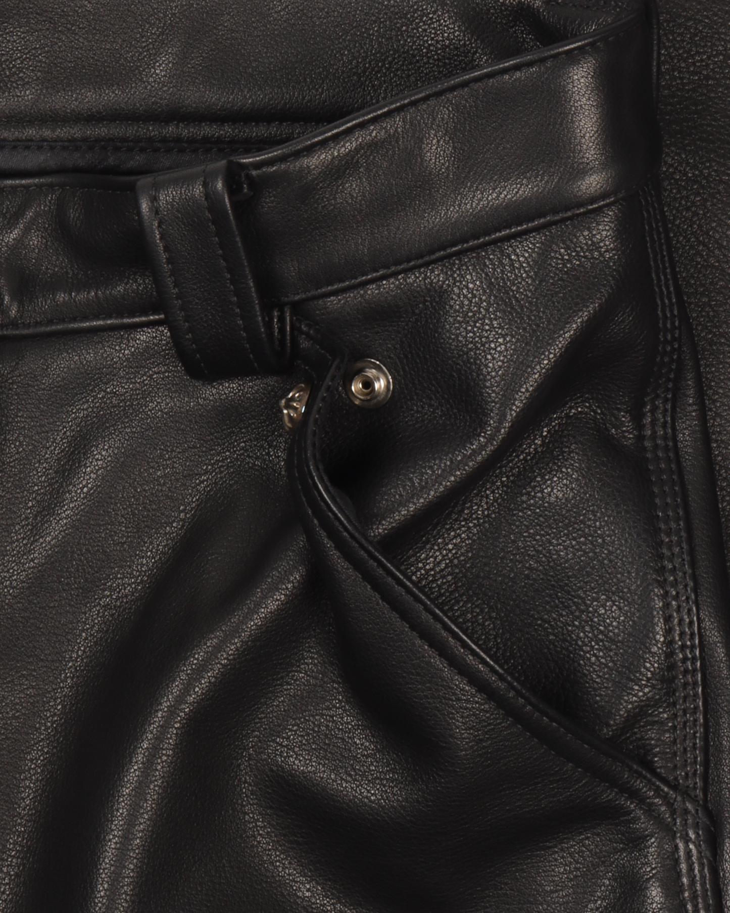 Leather Carpenter Pants