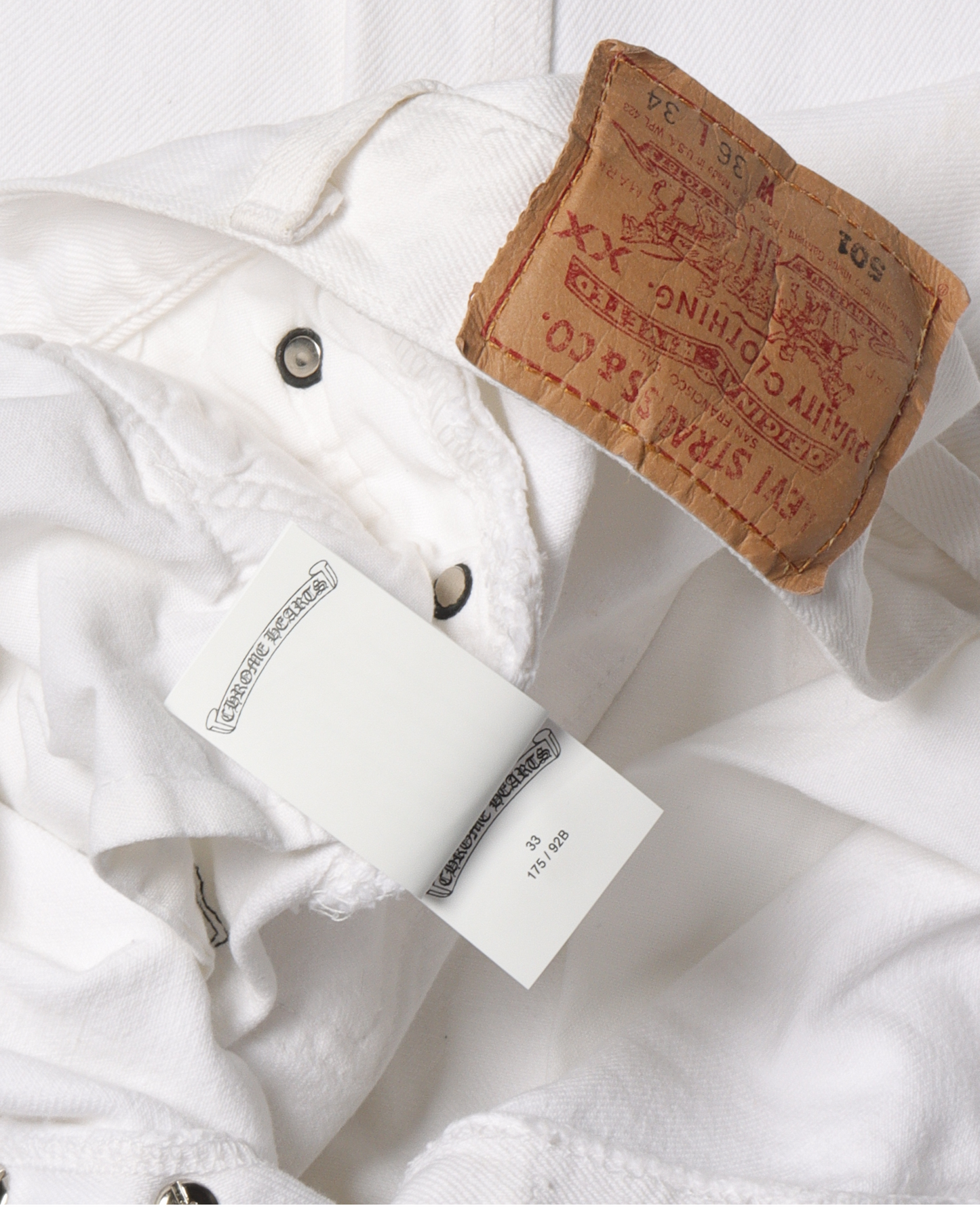 White Levi Jeans