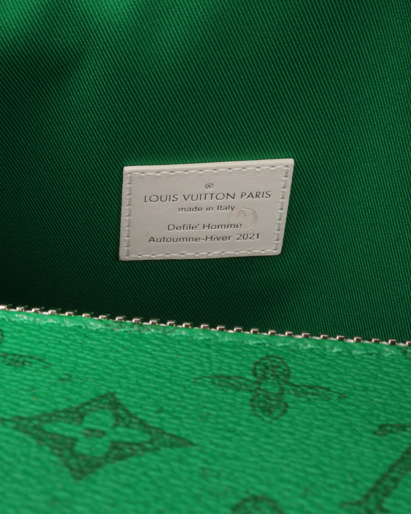 Louis Vuitton Green, Pattern Print 2021 Cabas Tourist VS. Purist Tote