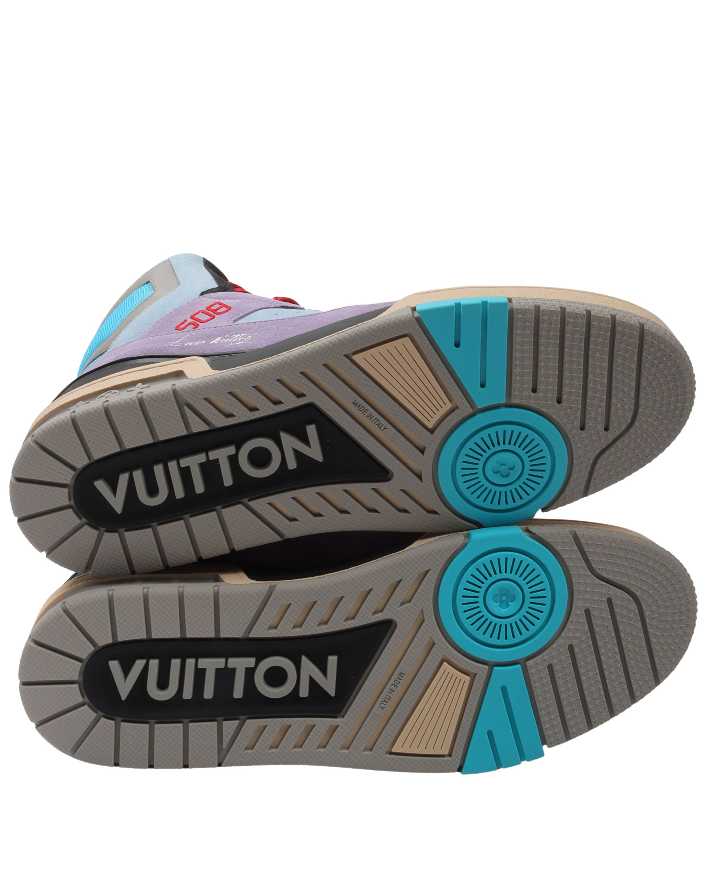 Louis Vuitton x Virgil Trainer 508 Sneaker Boot 2020 1A7R0R size LV 8.5