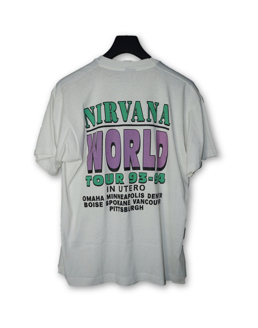 Nirvana In Utero Vintage Rock Tour T-Shirt