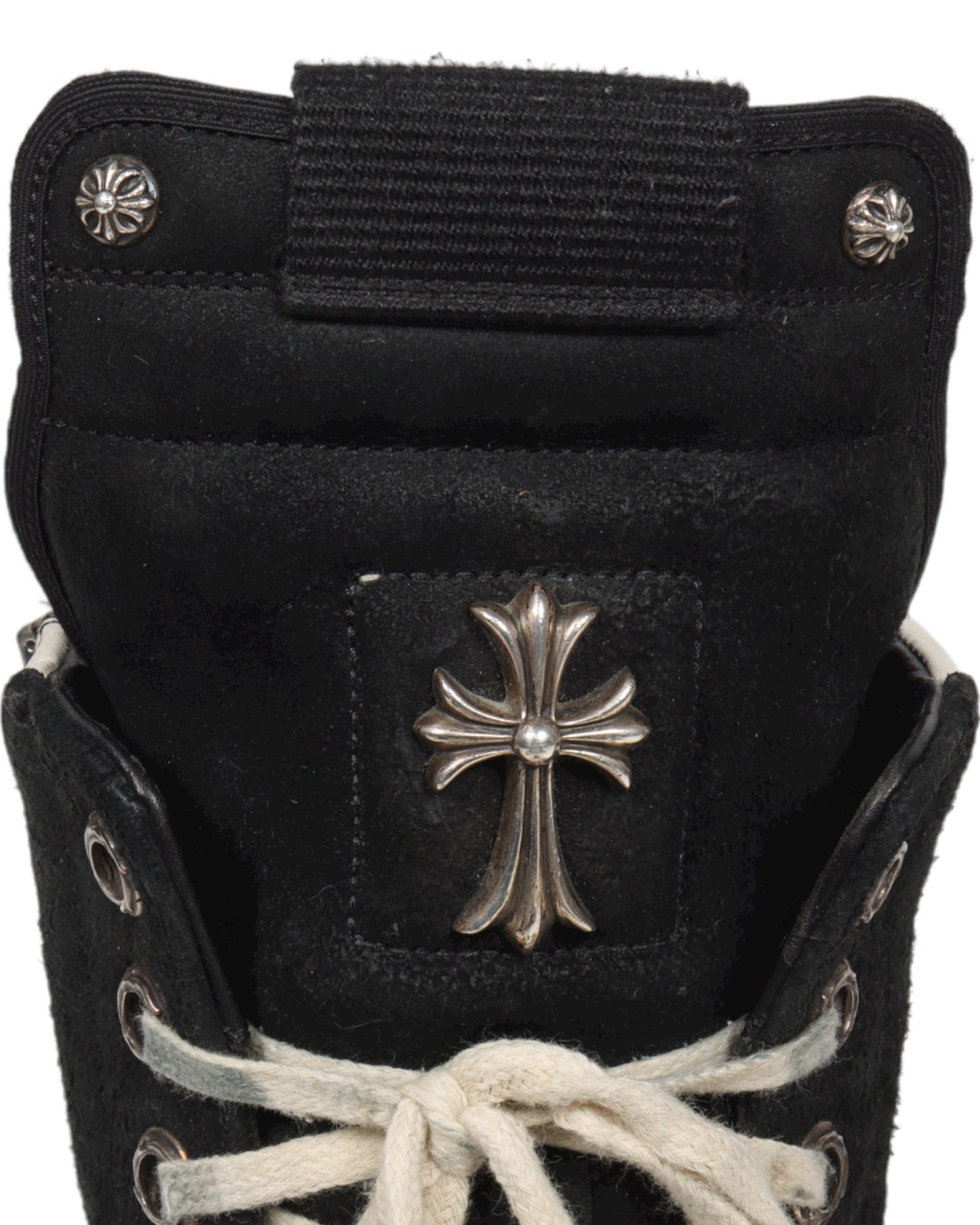 Rick Owens Embellished Suede Geobasket Sneakers