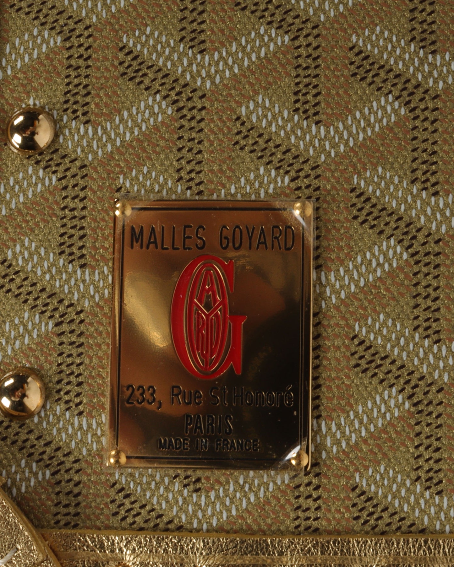 Palace 55 Gold Suit Case