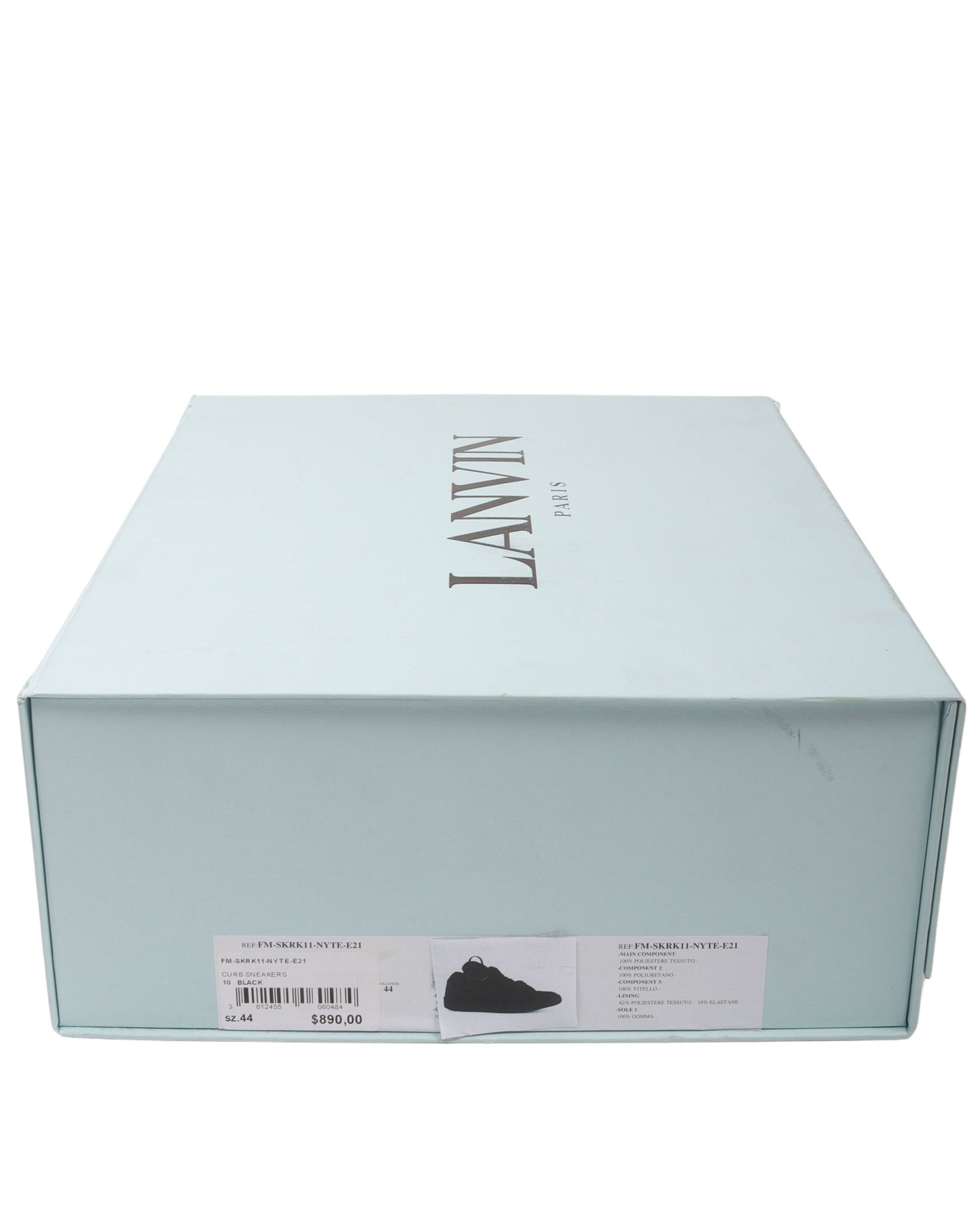 Leather Curb Sneaker