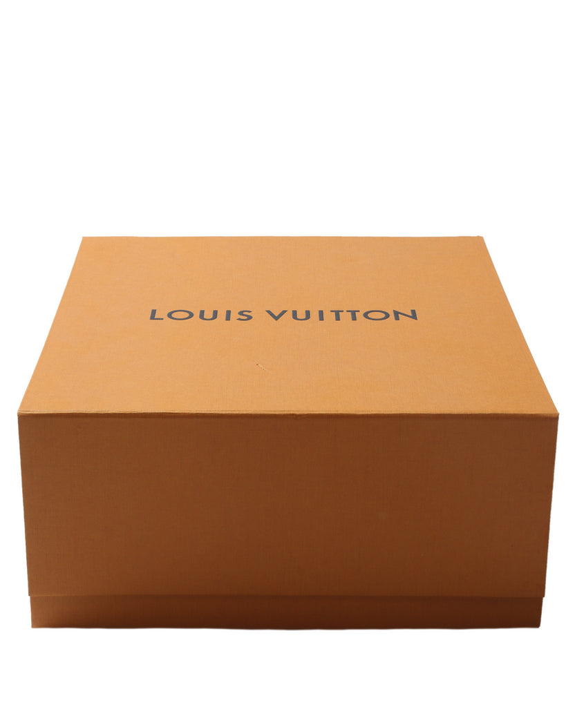 Used Empty Louis Vuitton Shoe Box with Vivienne Doll Paper Shopping Bag