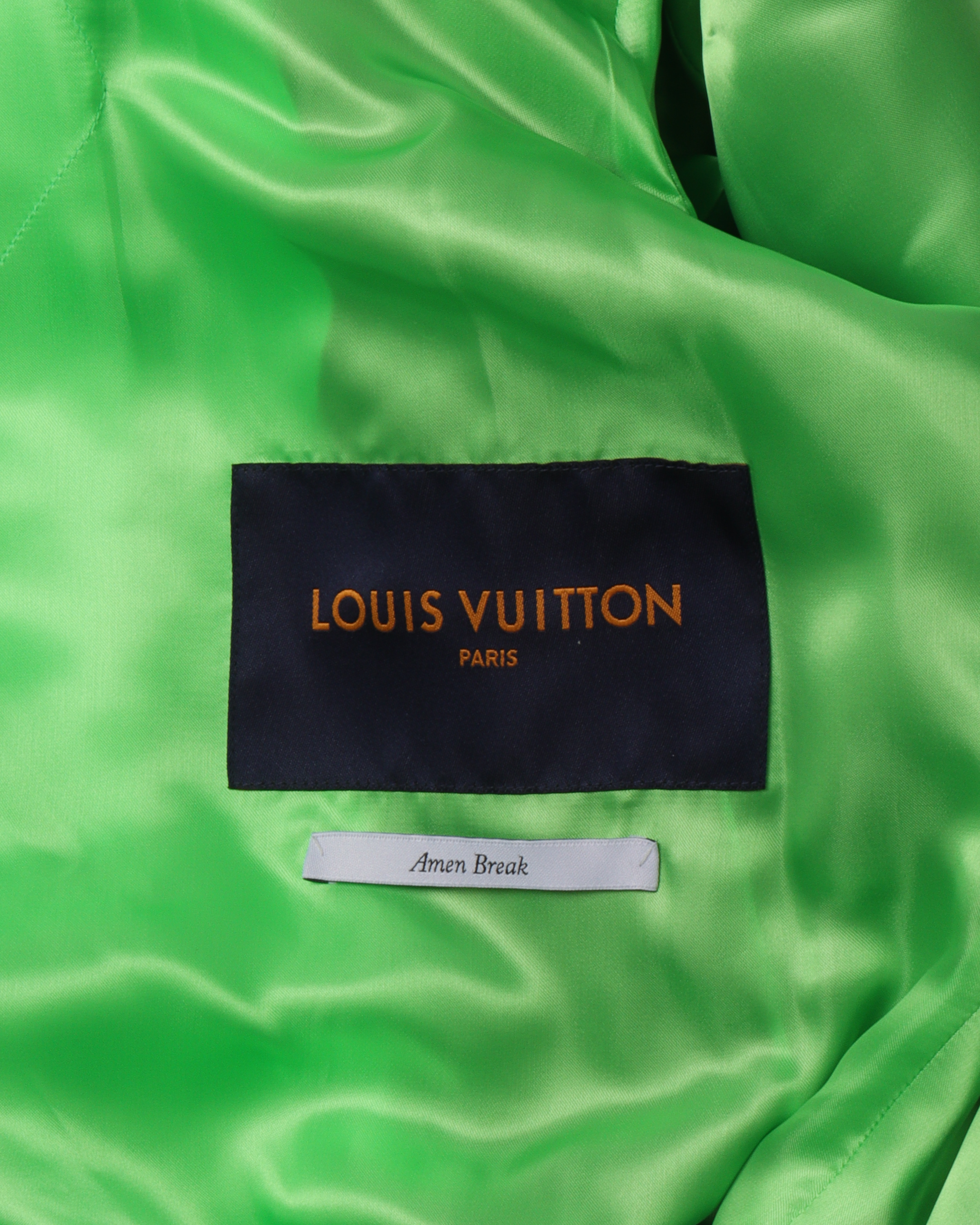 Louis Vuitton SS22 Mix Gradient Leather Bomber Jacket 100