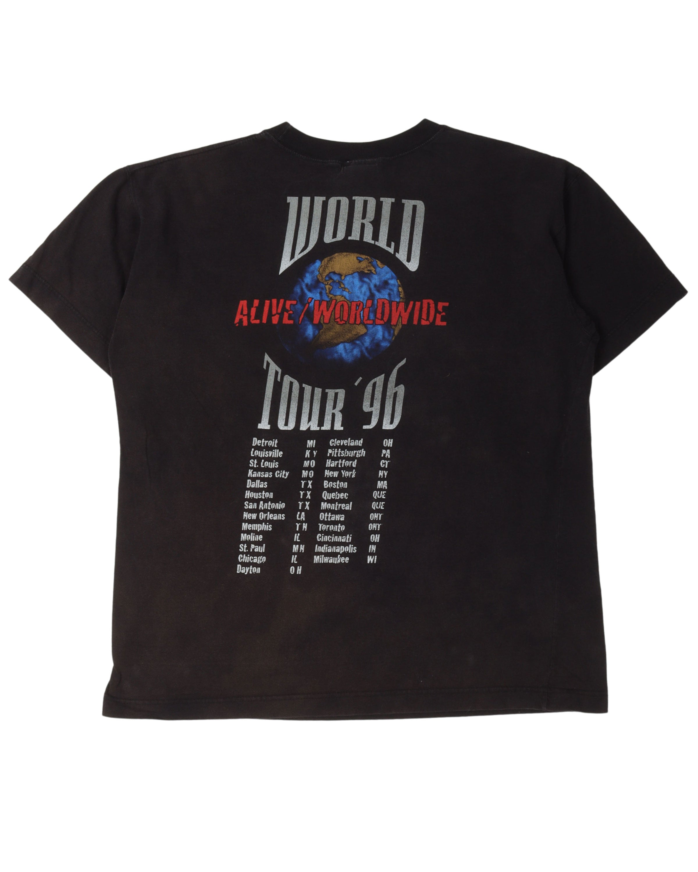 Kiss World Tour 1996 T-Shirt