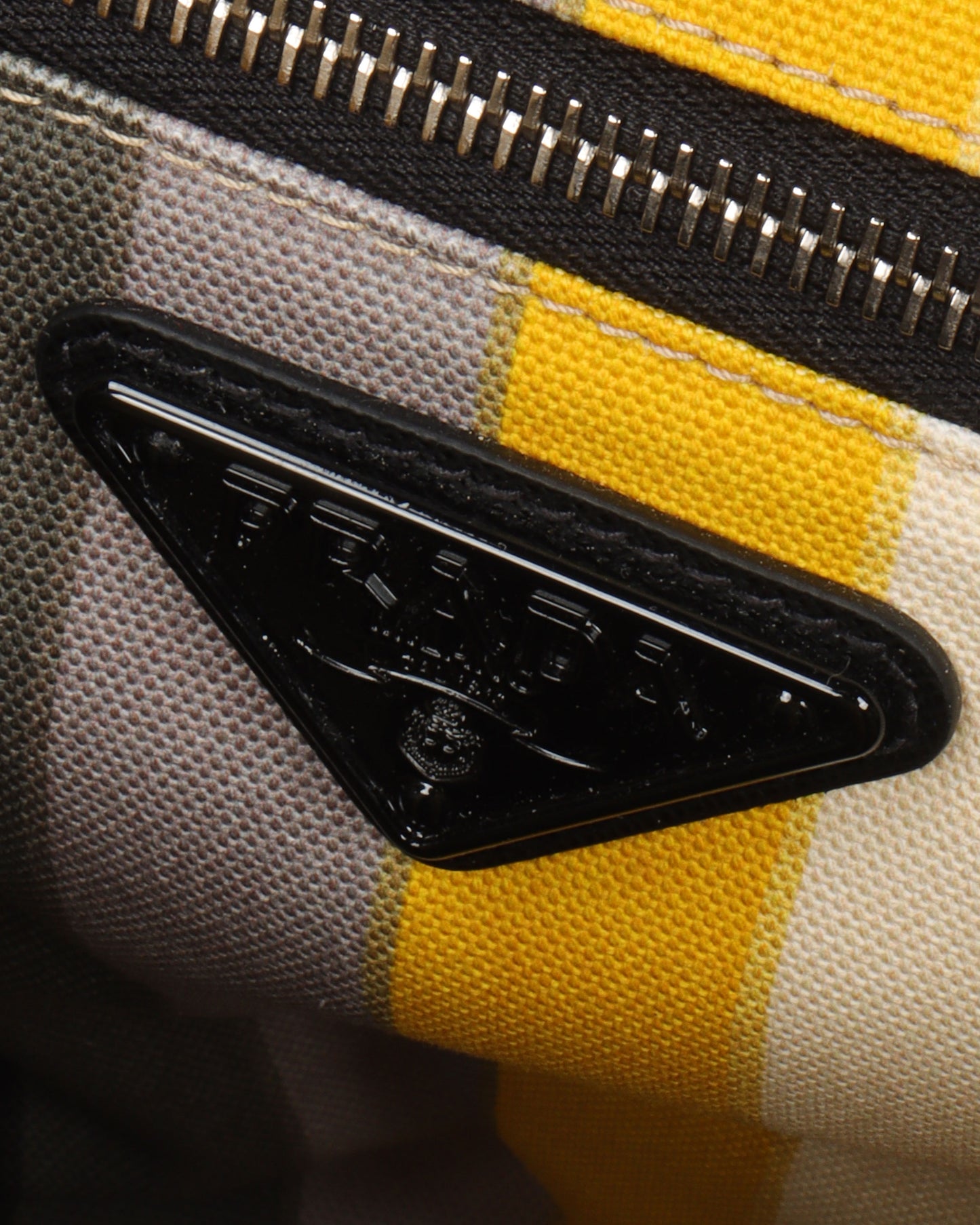 Leather Striped Tote Bag