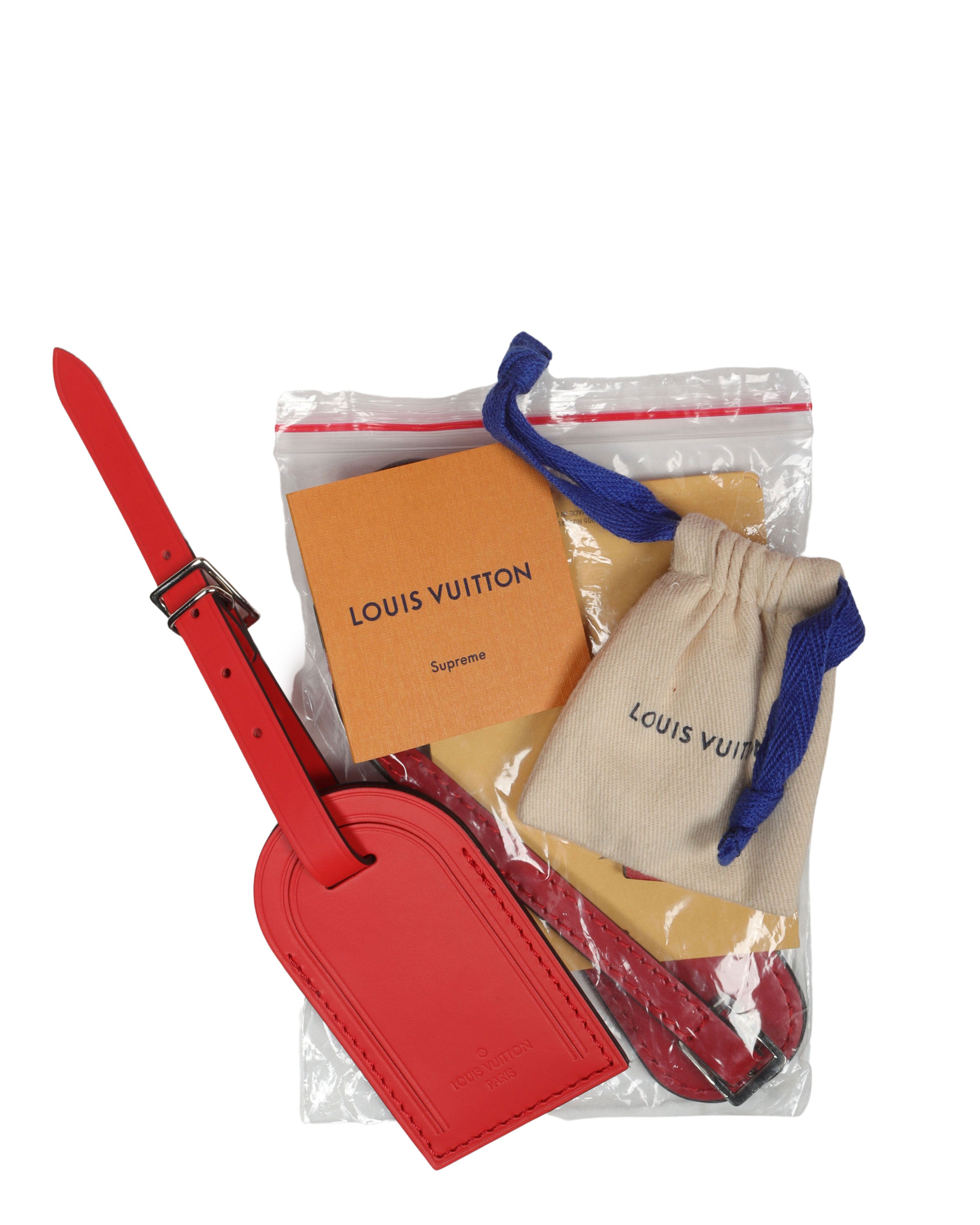 Bolso de viaje Louis Vuitton X Supreme Keepall Bandouliere 45/edición  limitada