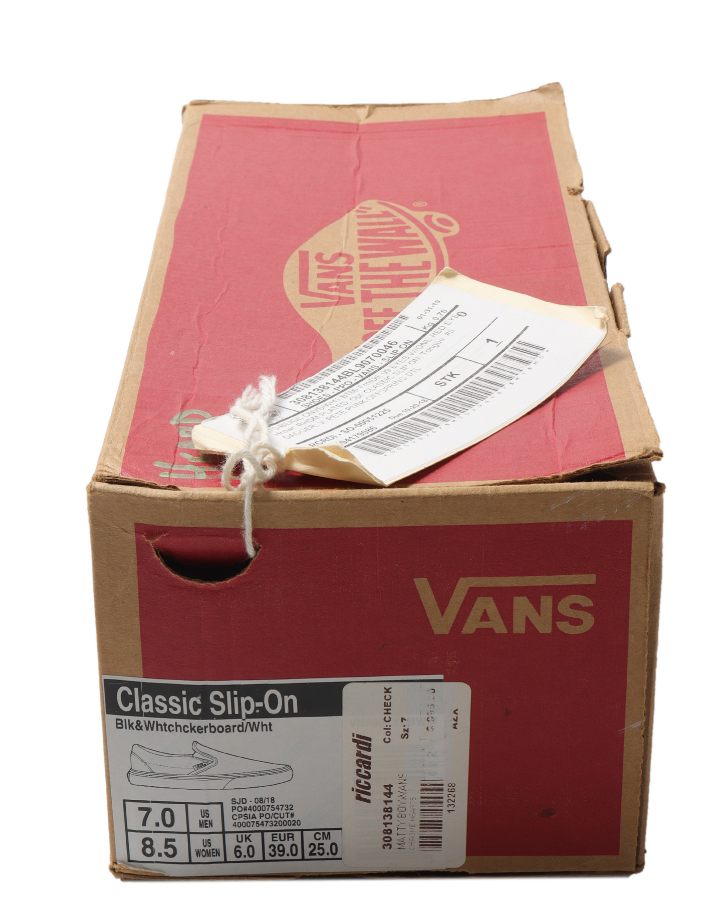 Matty Boy "99 Eyes" Checkered Slip-On Vans