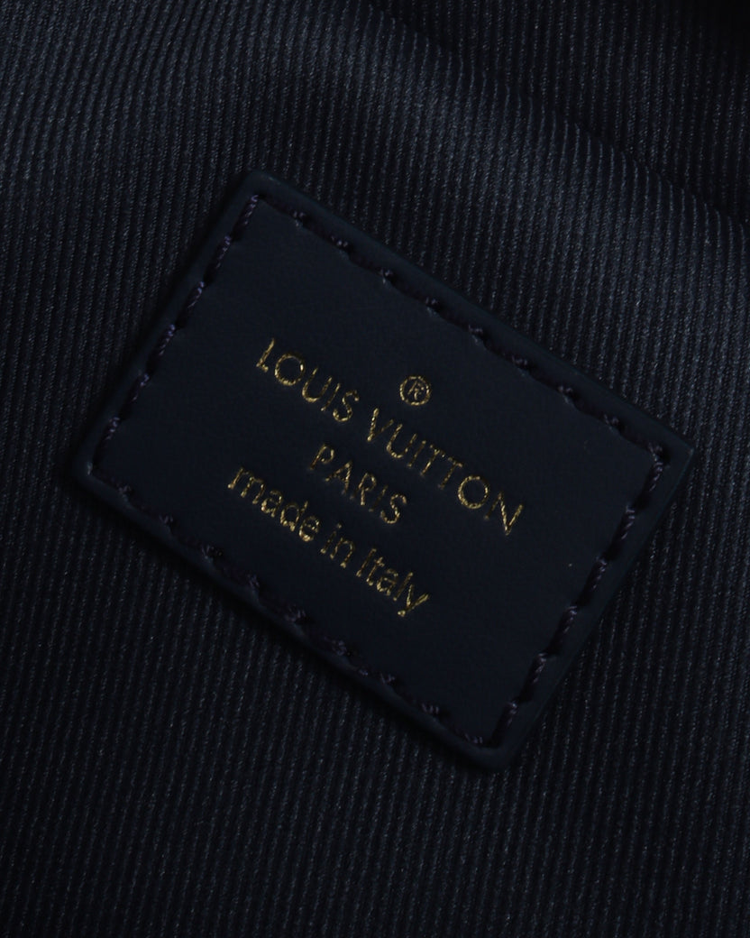 Pre-owned Louis Vuitton Outdoor Bumbag Monogram Denim Navy