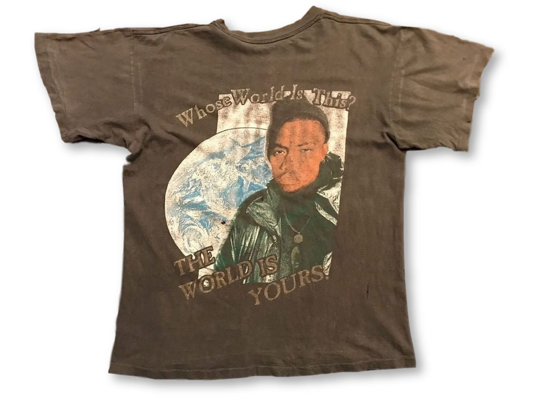 Vintage Nas illmatic Faded Hip Hop T-Shirt - XL