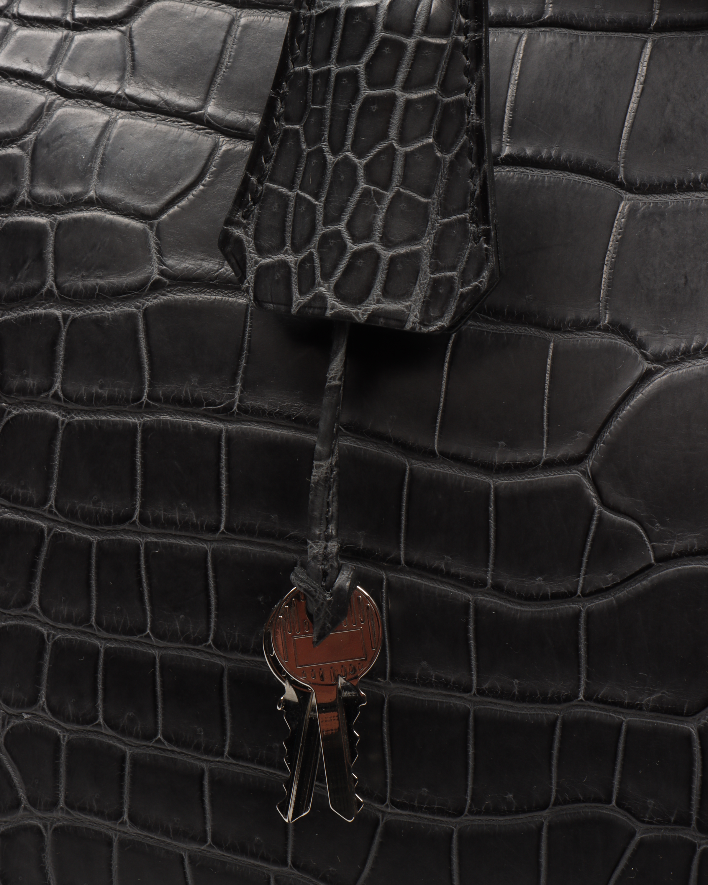 Hermès HERMES BIRKIN HIGH STRAPS HANDBAG 40 POROSUS CROCODILE LEATHER 2017  BAGS Black Exotic leather ref.663610 - Joli Closet