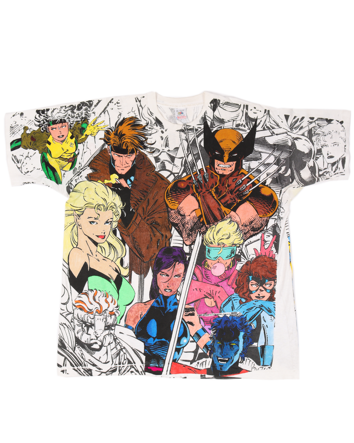 Marvel X-Men Jim Lee Future Past Hand Painted T-Shirt