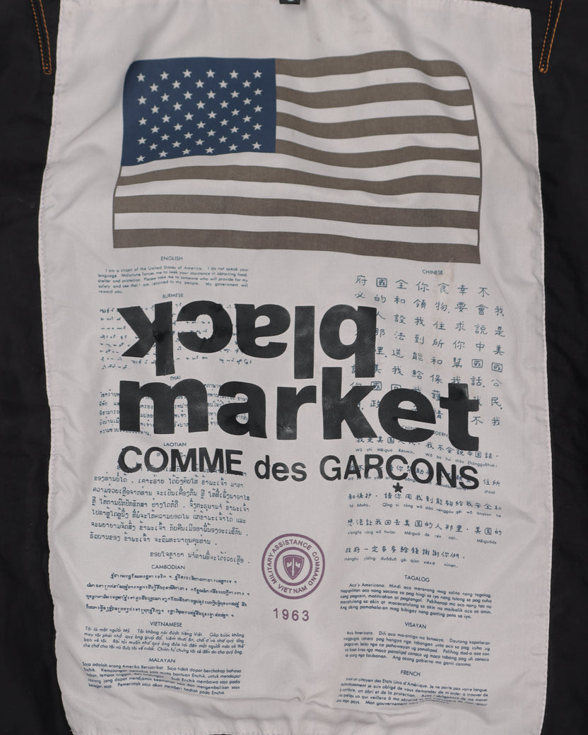 Comme Des Garcons 'Black Market' Bomber Jacket