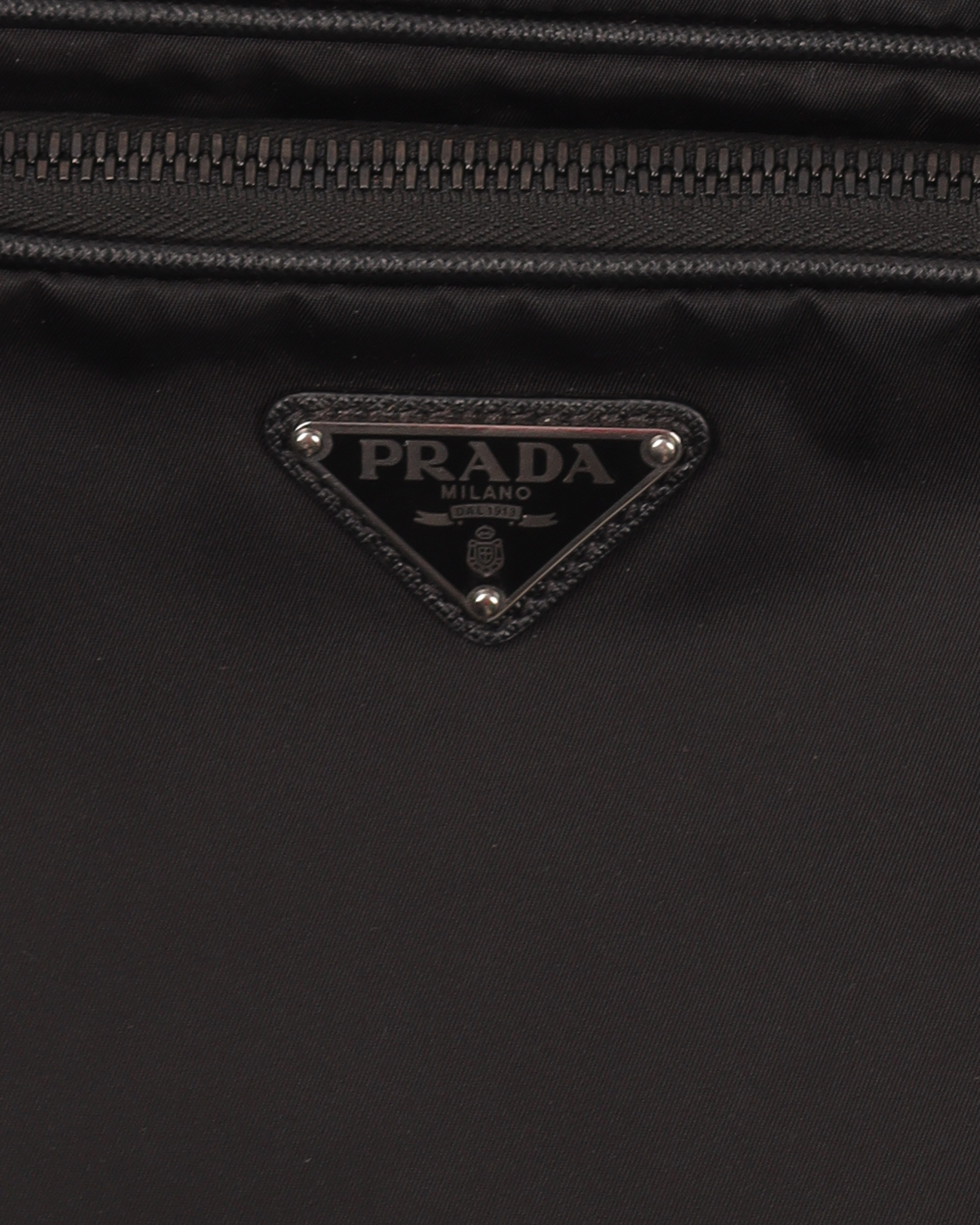Nylon & Saffiano Leather Backpack