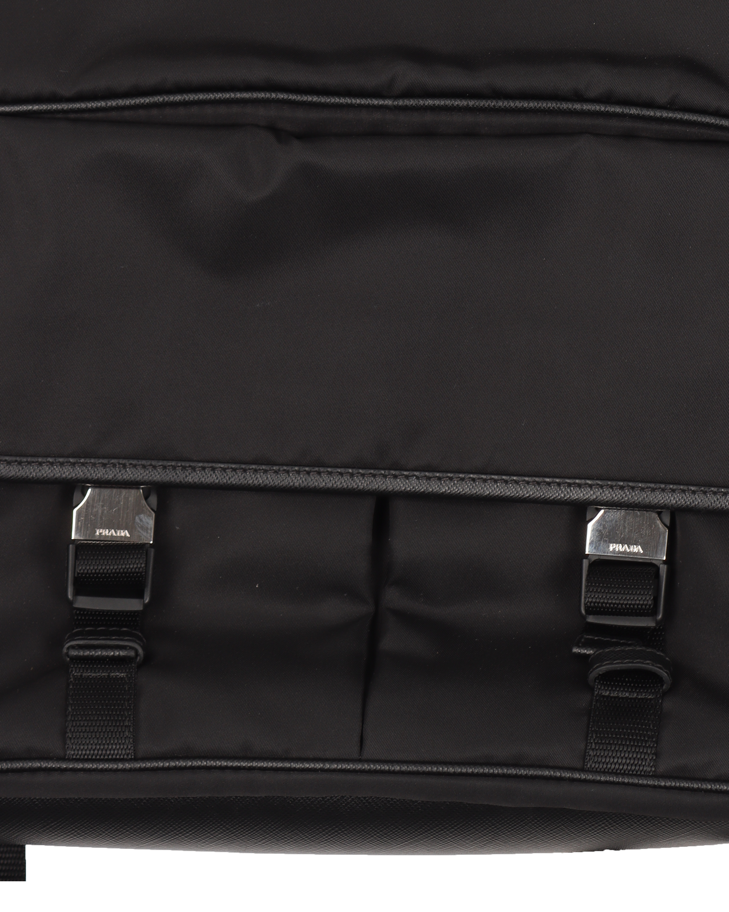 Nylon & Saffiano Leather Backpack