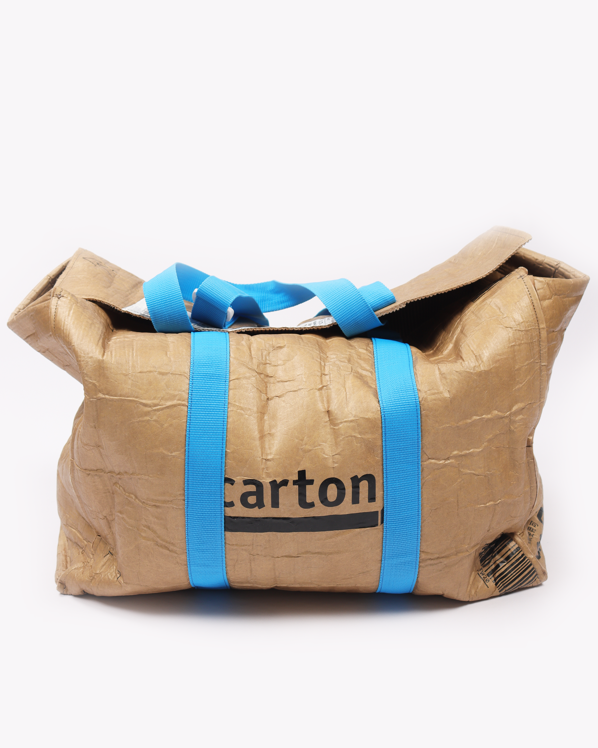 Carton Leather Tote Bag